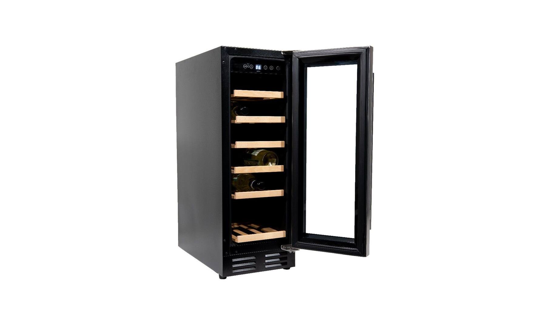 Vinata Wijnklimaatkast Premium met RVS glazen deur