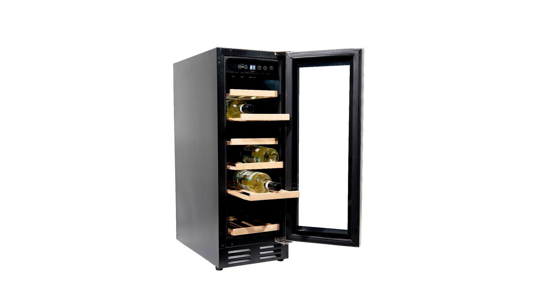 Vinata Wijnklimaatkast Premium met RVS glazen deur