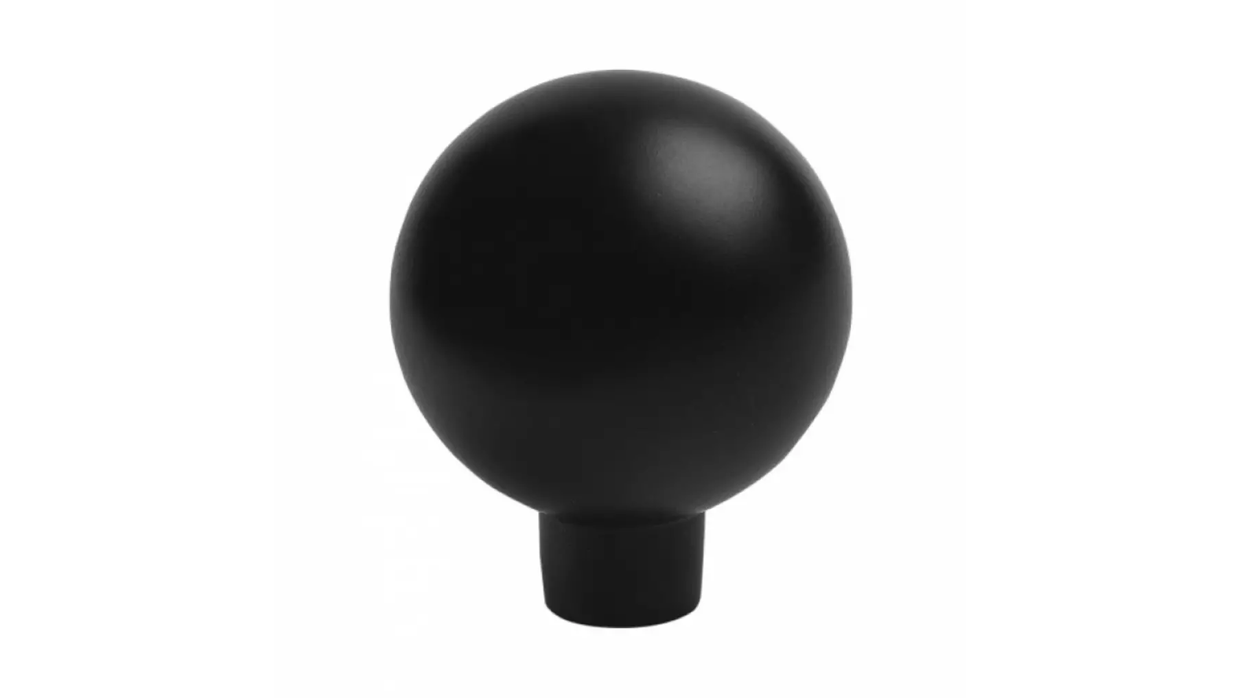 Knop METAL 832 diameter 24mm mat zwart