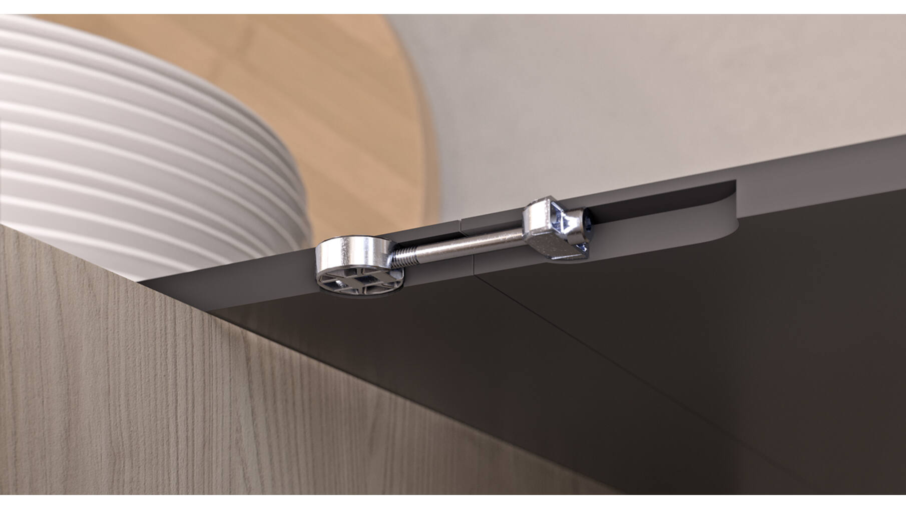 Bladverbinder K TOP voor  TRESPA bladen (minimaal 10mm)