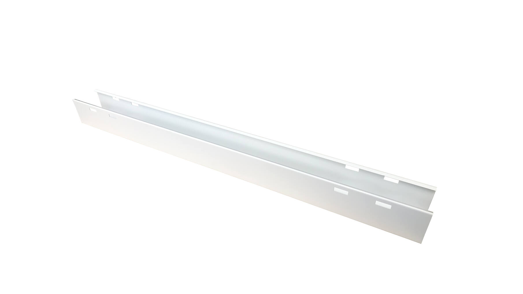 Kabelgoot 120CM zilver RAL9006, afmeting 1200x100x100mm