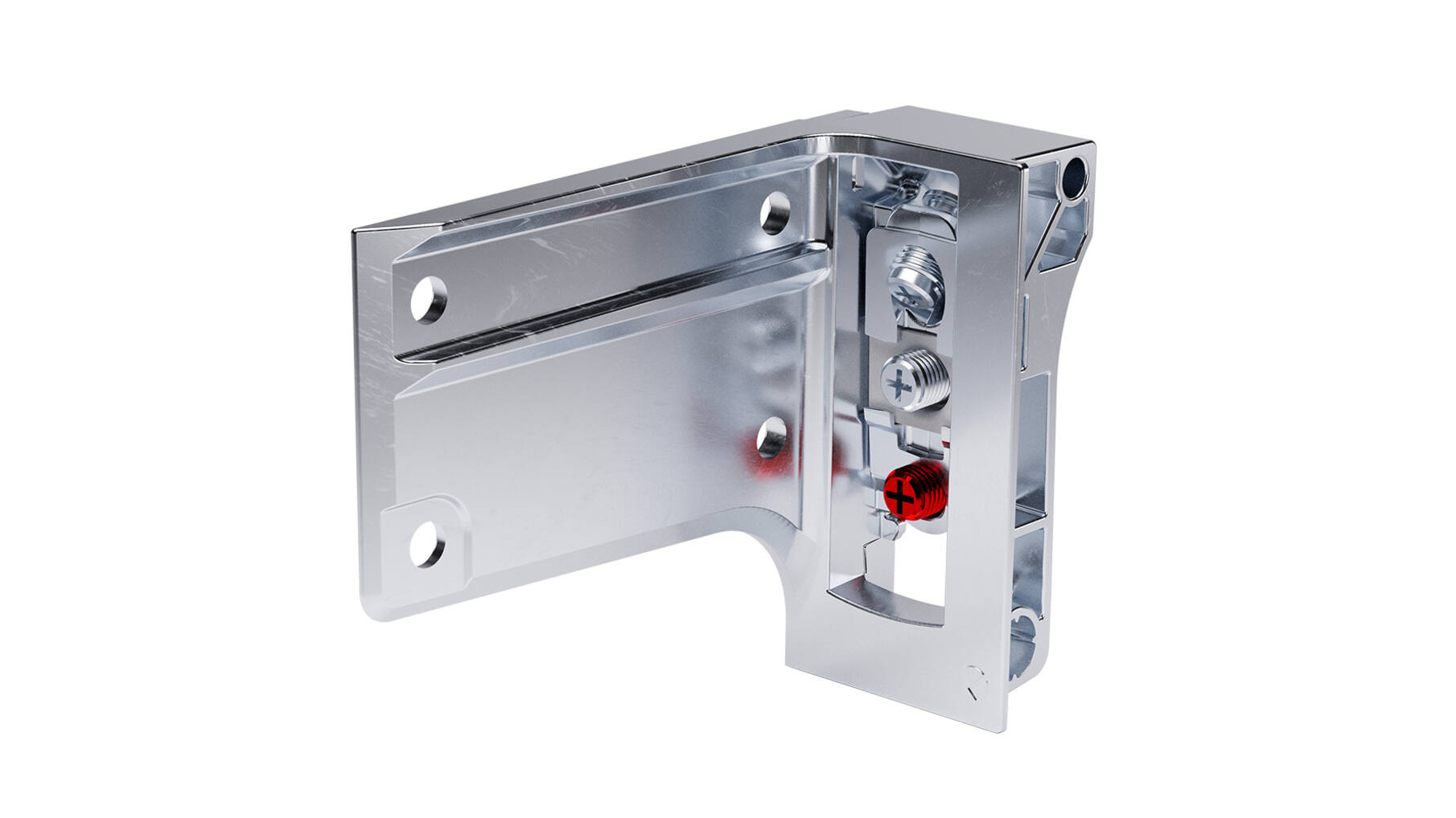 Kastophanger LIBRA H7 links, voor alu profiel, om te schroe-