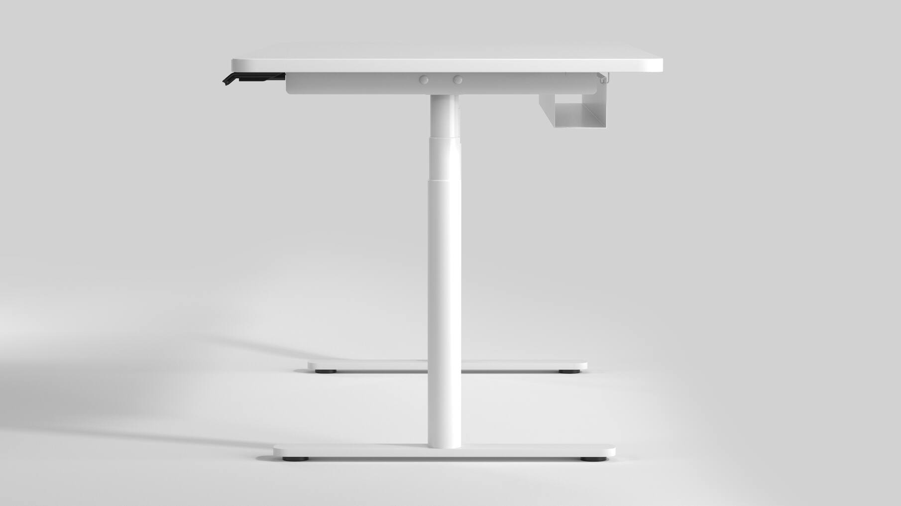 Workdesk Round voor bladmaat van 1600-2400mm , wit