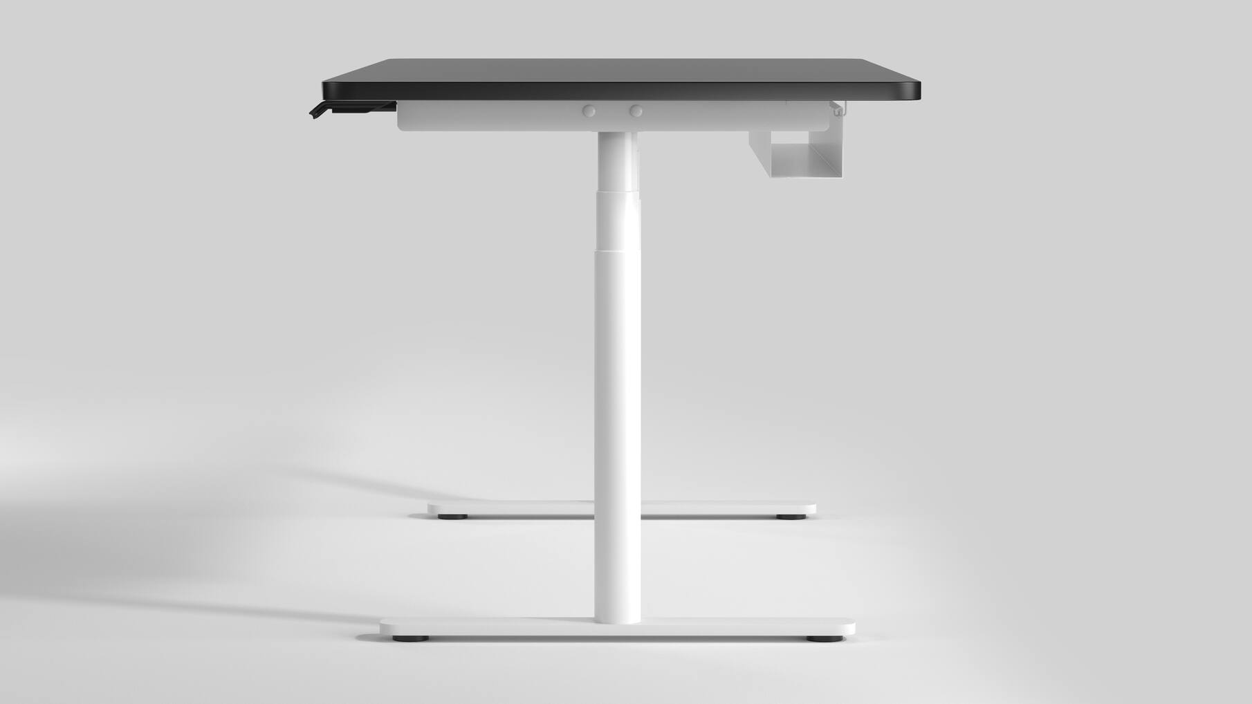 Workdesk Round voor bladmaat van 1600-2400mm , wit
