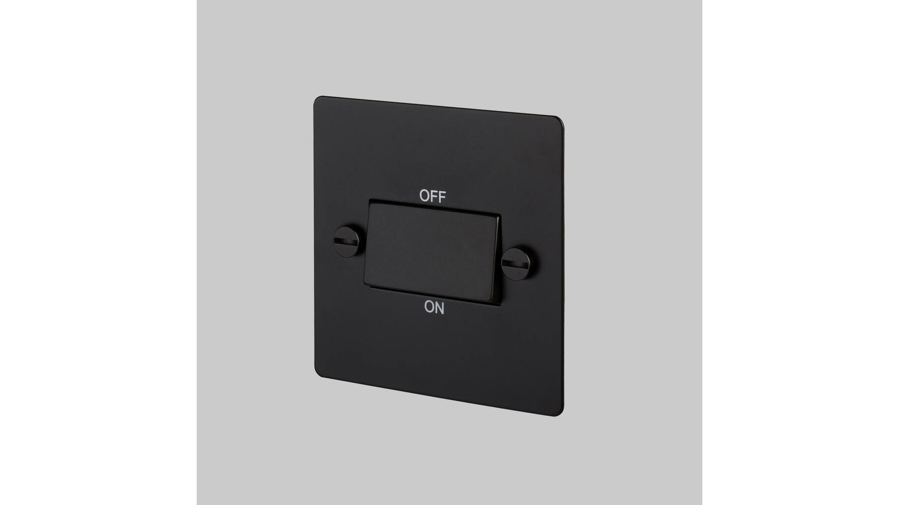 Triple Pole Fan Switch - Black - Black Interior