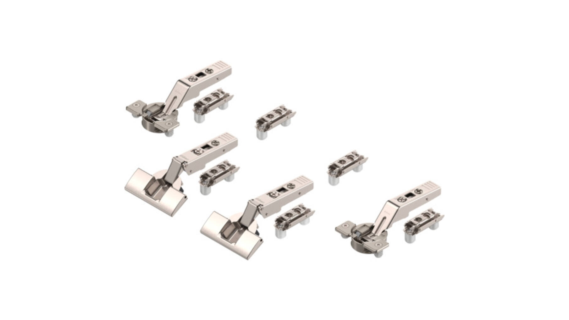 SET CLIP top middenscharnieren tbv Aventos, inpers