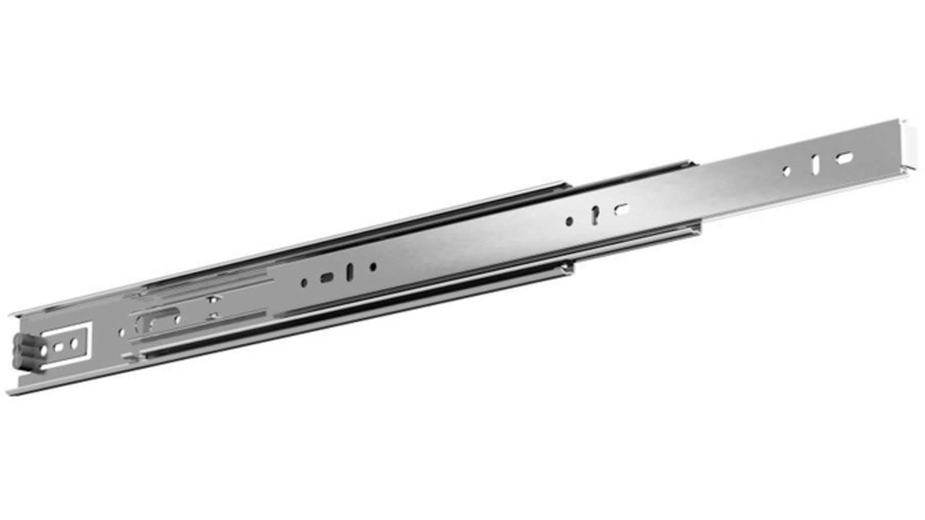 Ladegeleider RVS 550mm volledig uittrekbaar, niet magnetisch