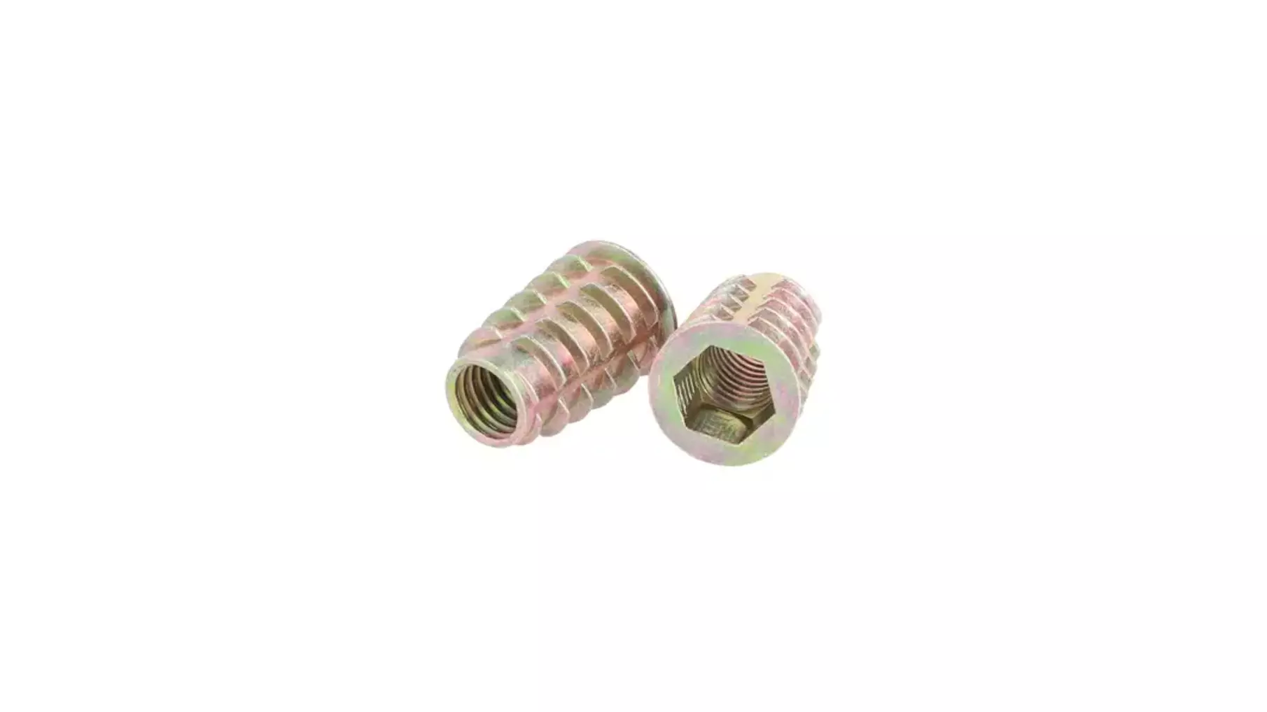 Rampabus conisch M10/16x25mm met rand, geel verzinkt, SW10