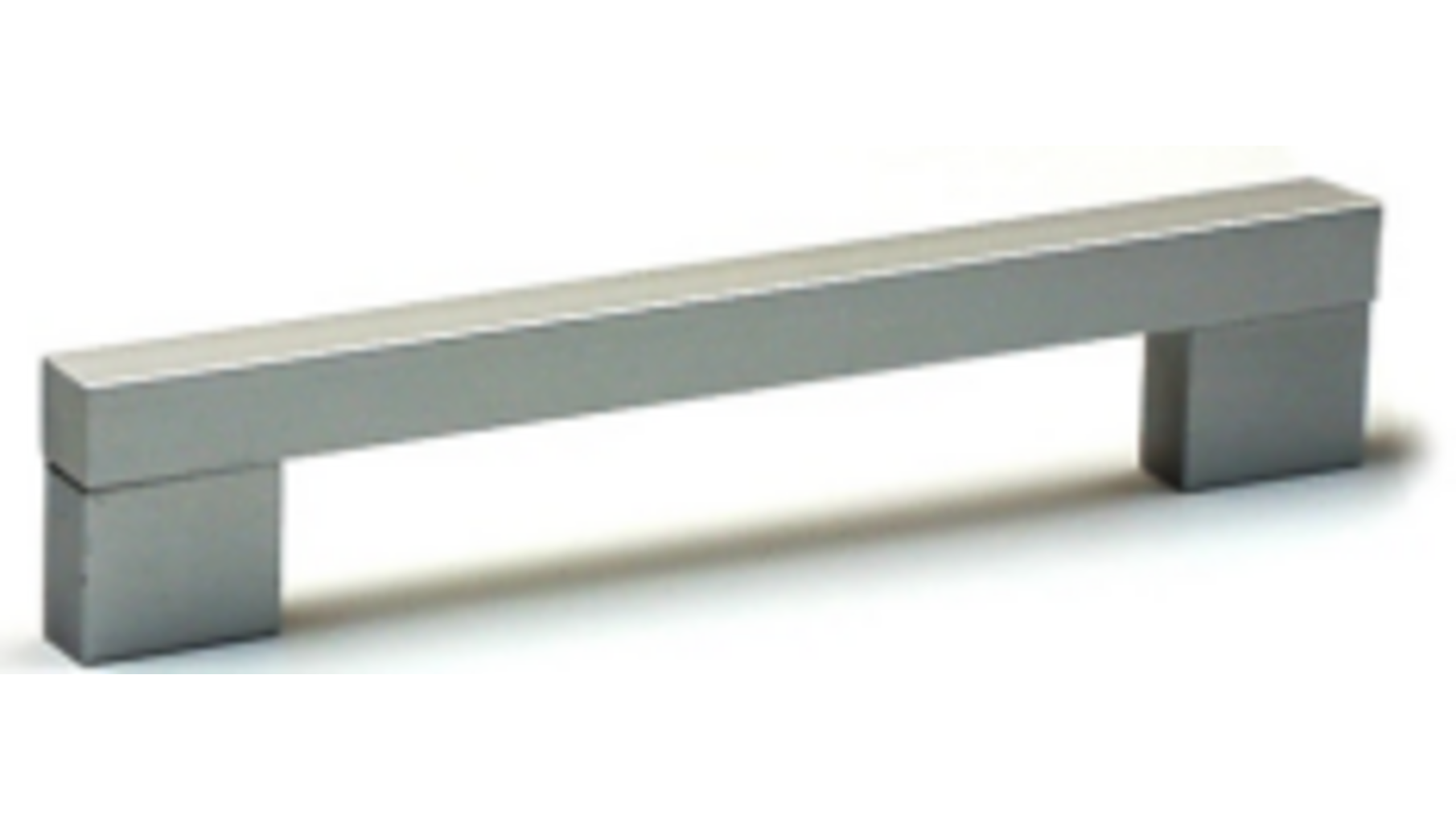 Greep 12x498mm aluminium mat, hartmaat 480mm