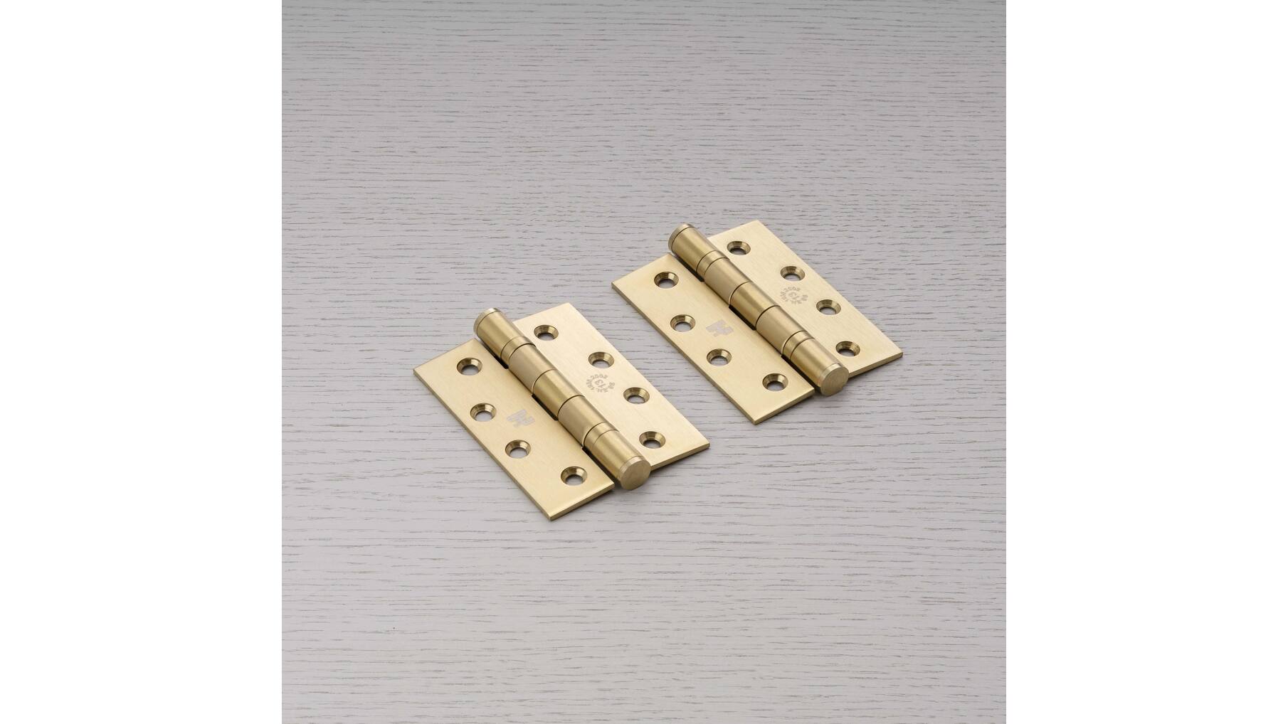 Hinge/102 X 76 X 3 Mm (4 X 3 Inch)/Set Of 2/Brass
