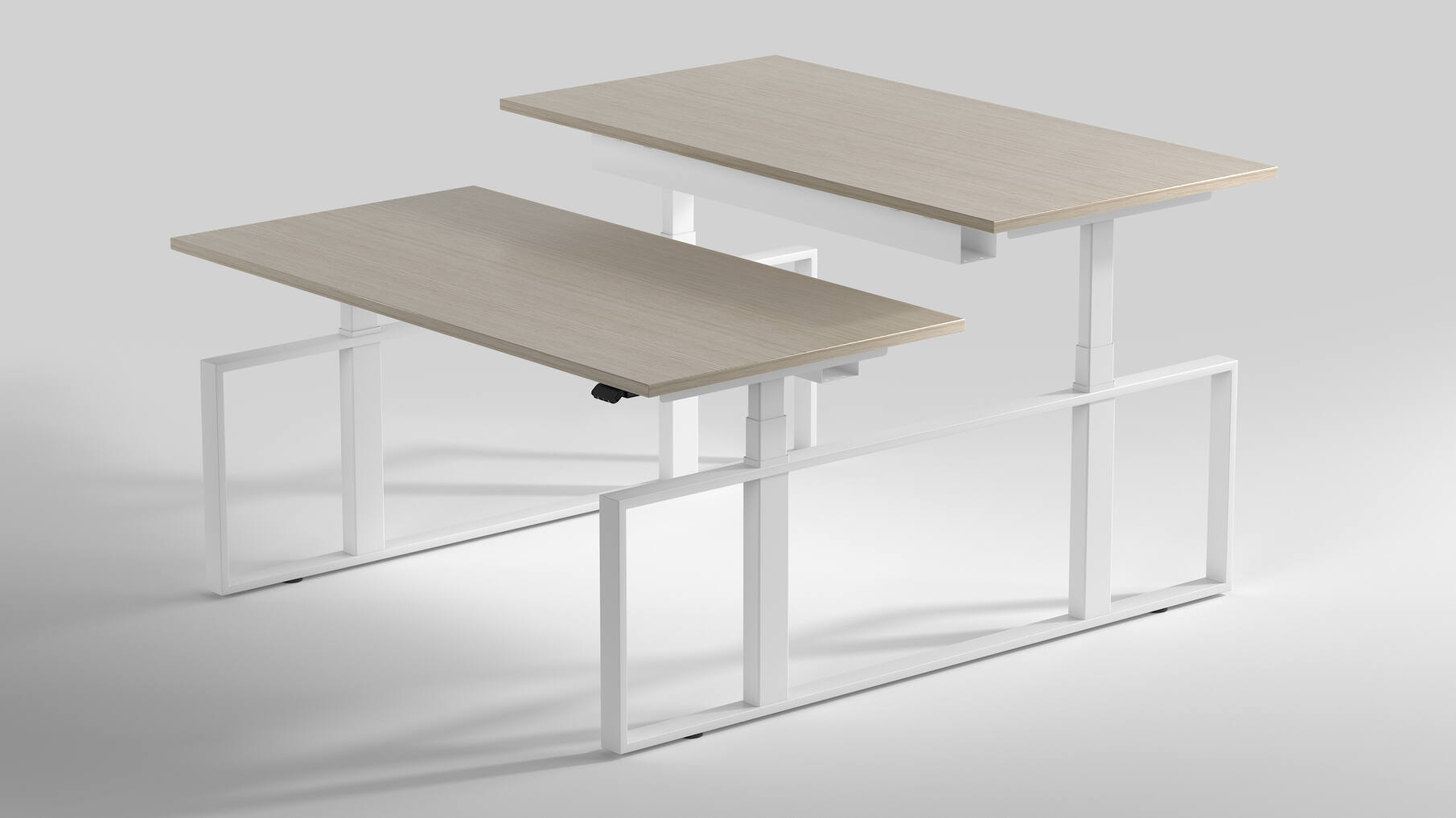 Square duo HS wit inclusief frame 1500-2400mm.