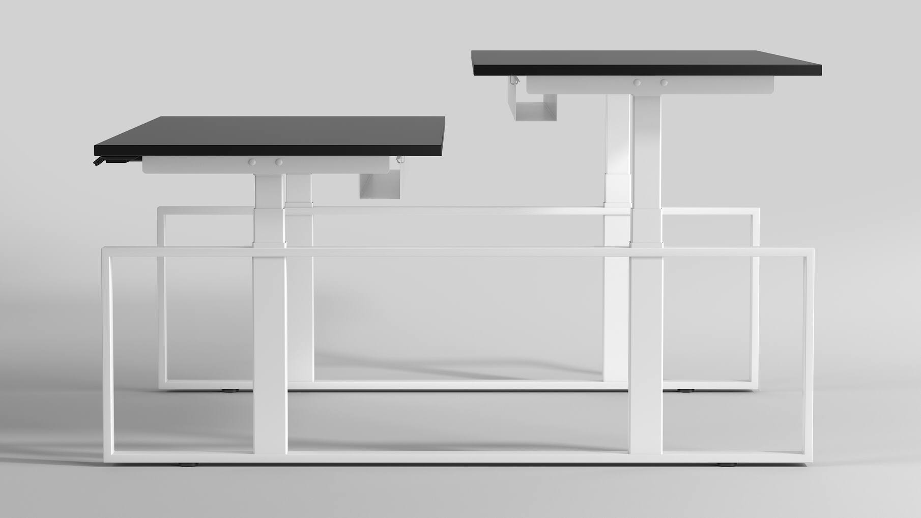 Square duo HS wit inclusief frame 1500-2400mm.