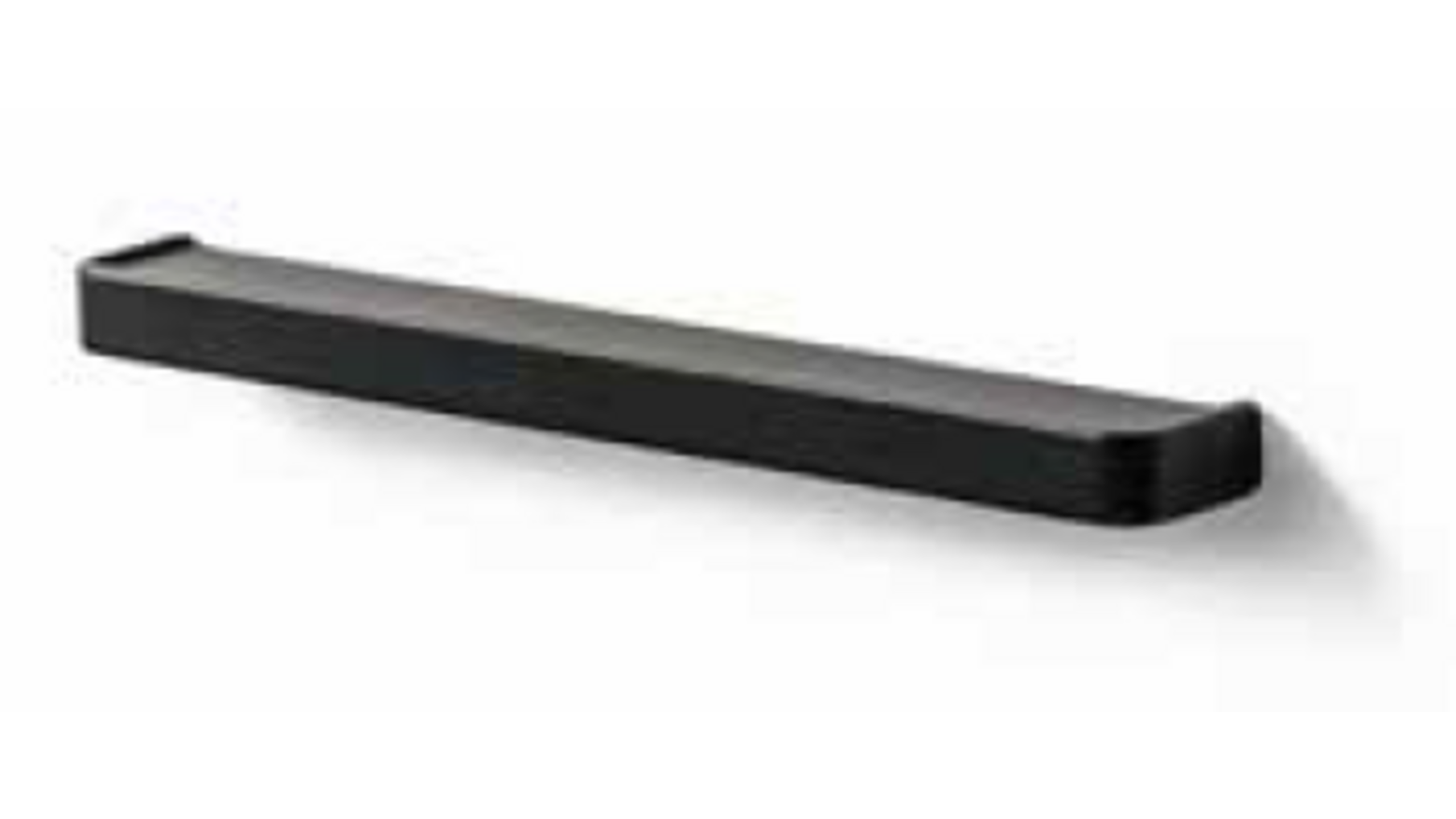 Greep 140x20x9mm mat zwart, hartafstanden:
