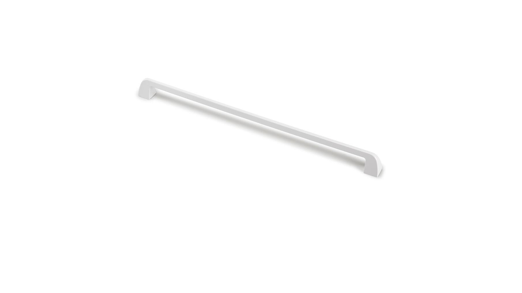 Greep WEDGE mat wit 146x18x28mm, hoh 128mm