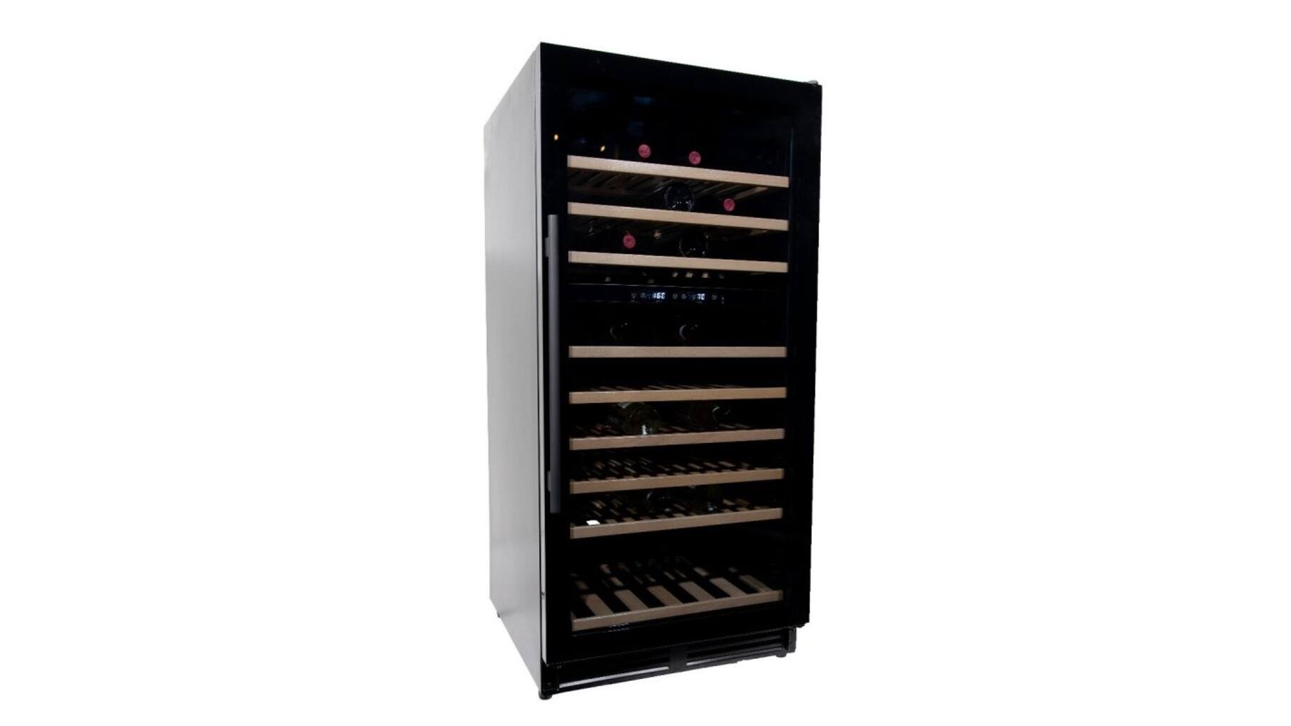 Vinata Wijnklimaatkast Premium, vol glazen deur, 110 Flessen