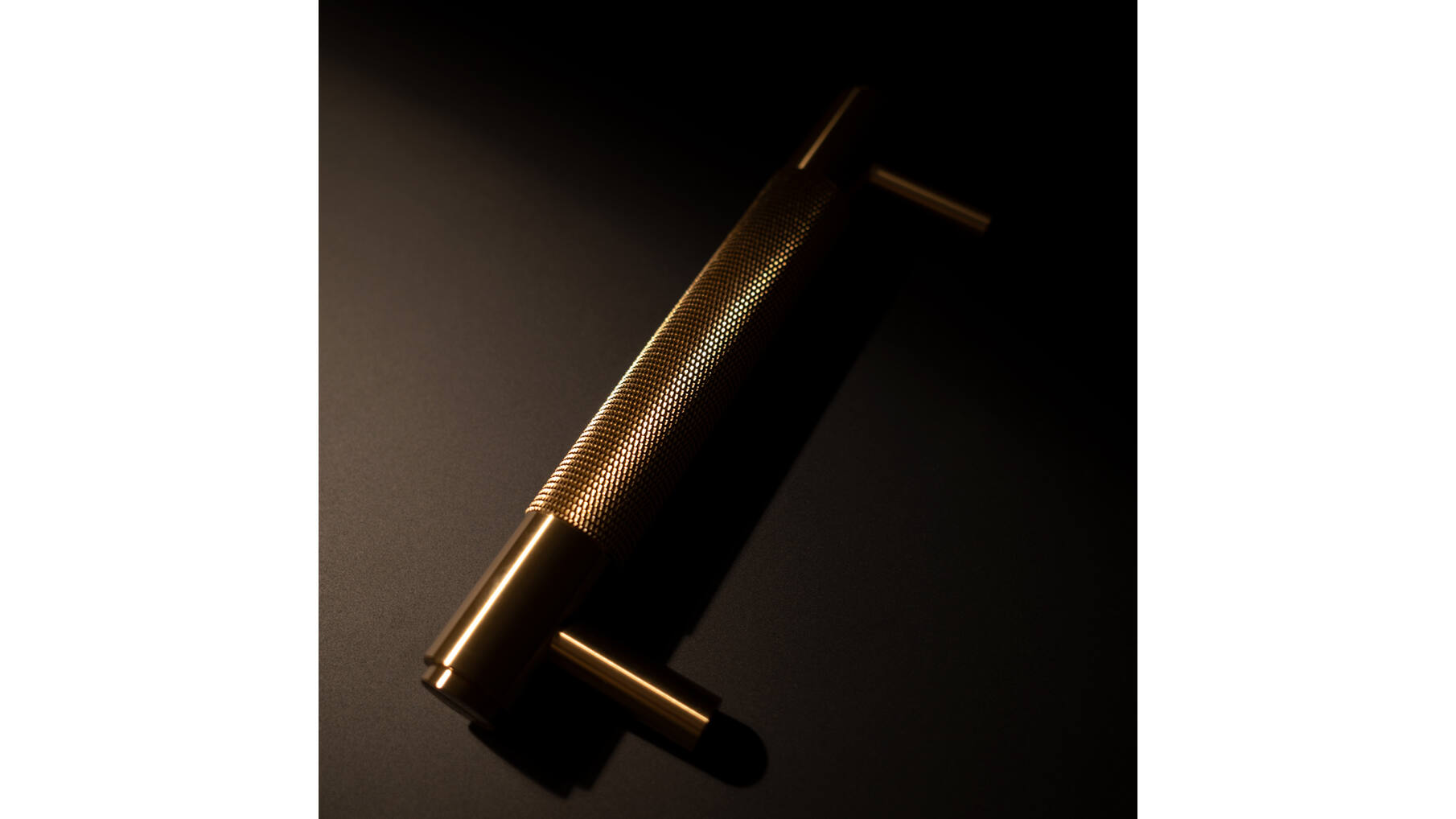 Pull Bar/Cross/Large 360Mm/Brass