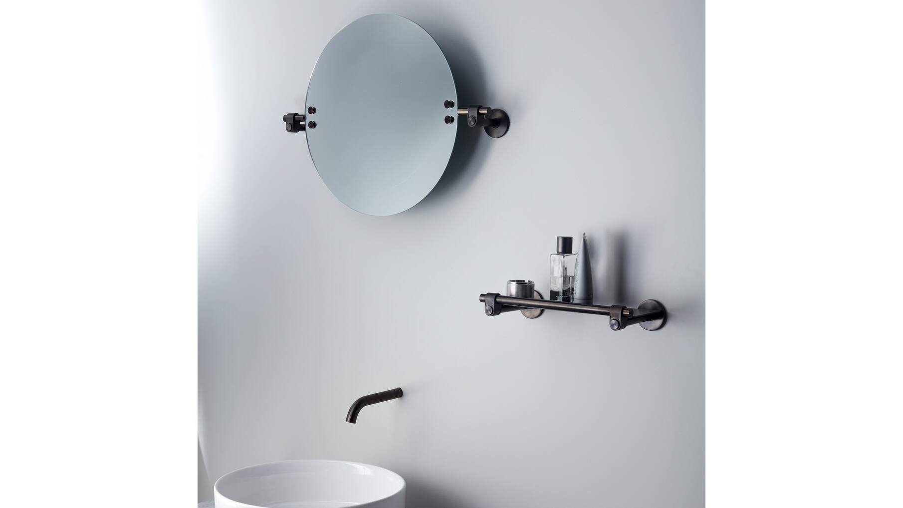 Shelf/Small 300Mm/11.8 Inches/Cast/Welders Black