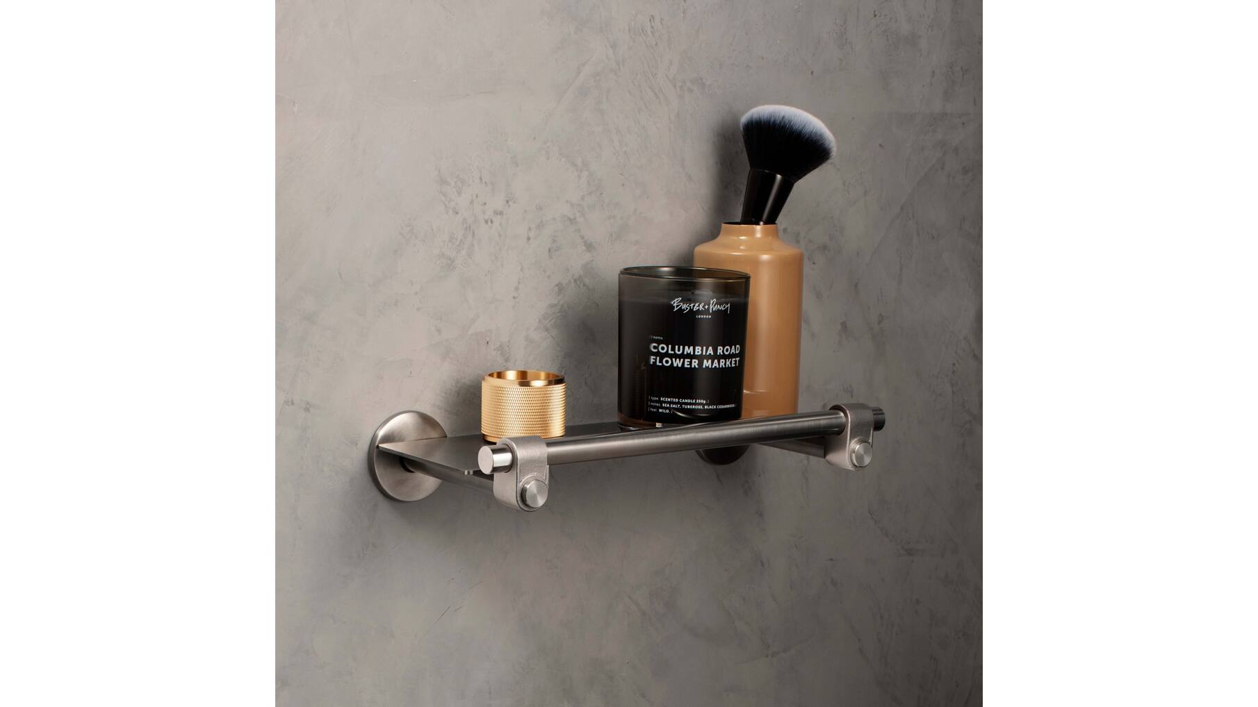 Shelf/Small 300Mm/11.8 Inches/Cast/Welders Black