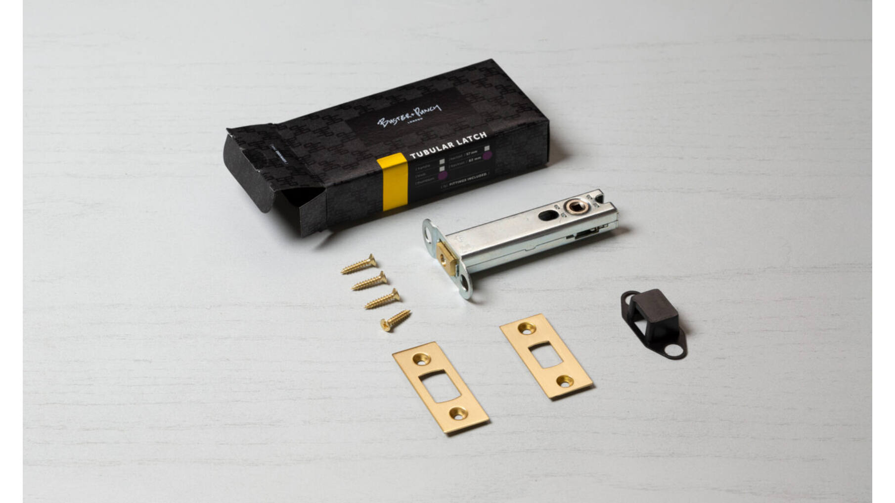 Deadbolt Latch/For Thumbturn Lock/82Mm Backset/Brass