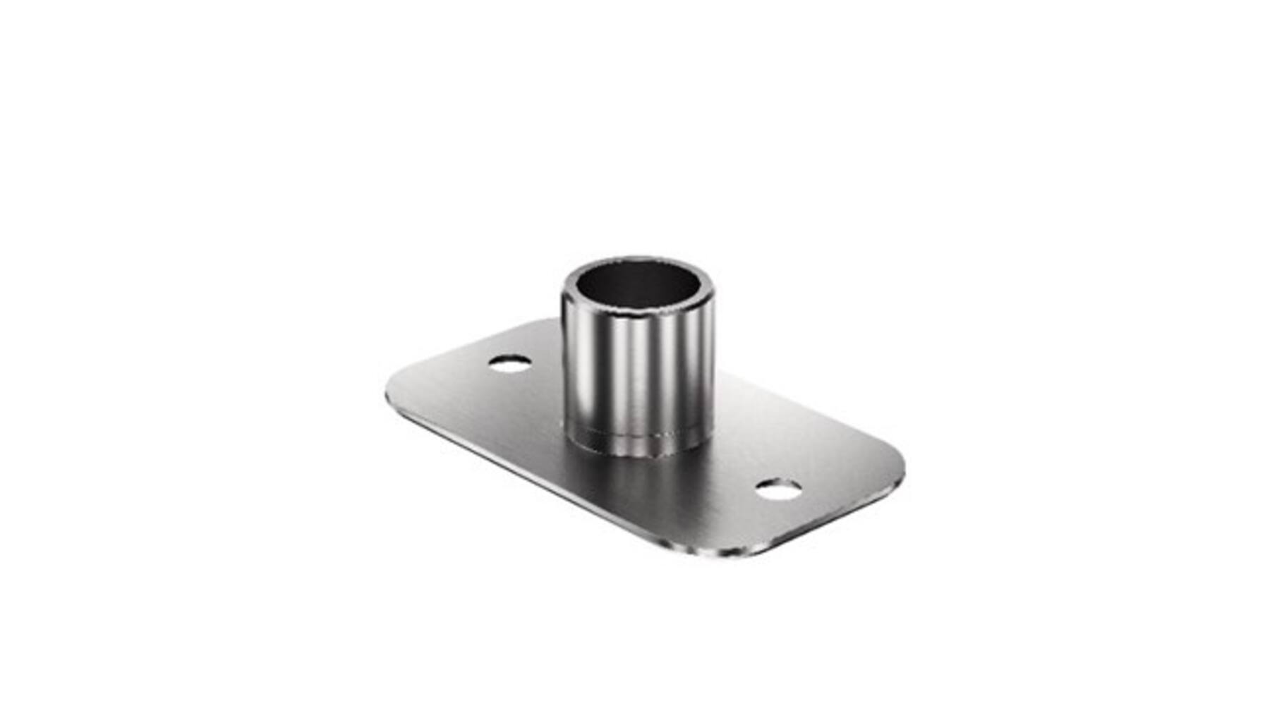 FritsJurgens plafondplaat, rechthoekig, RVS, 70x40mm