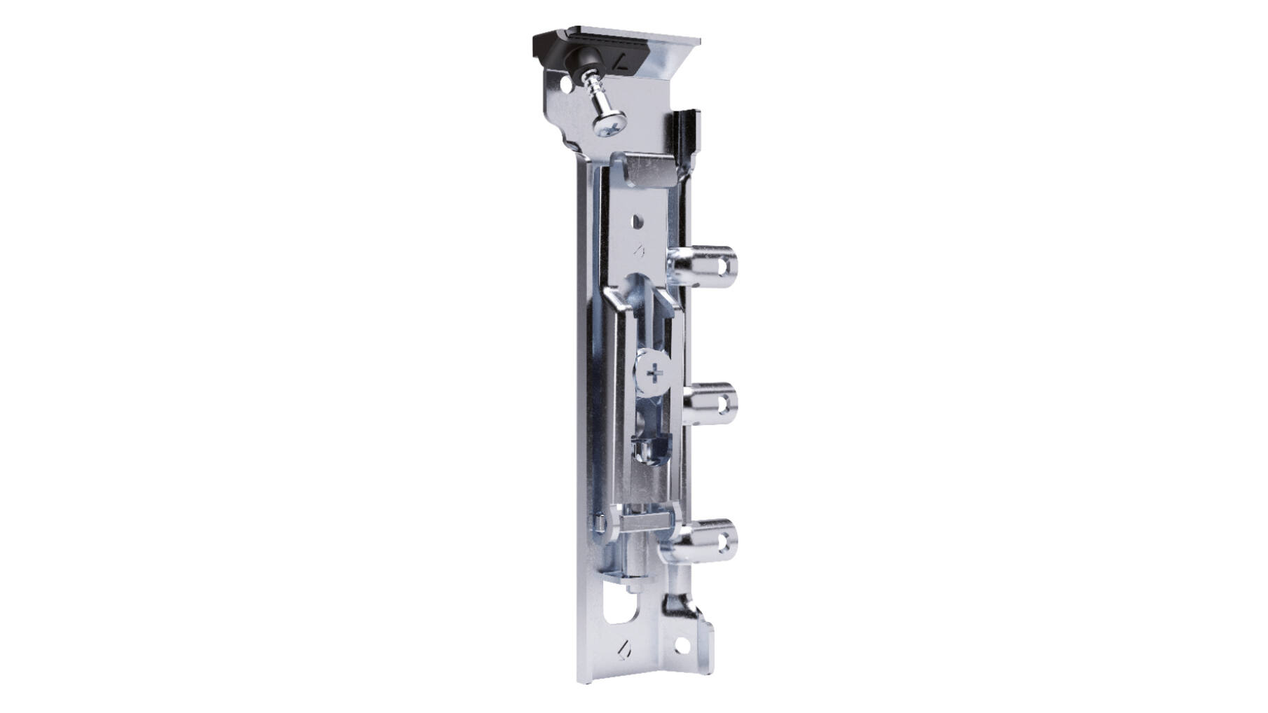 Kastophanger APC3 links met 3 duvels 10mm, verzinkt