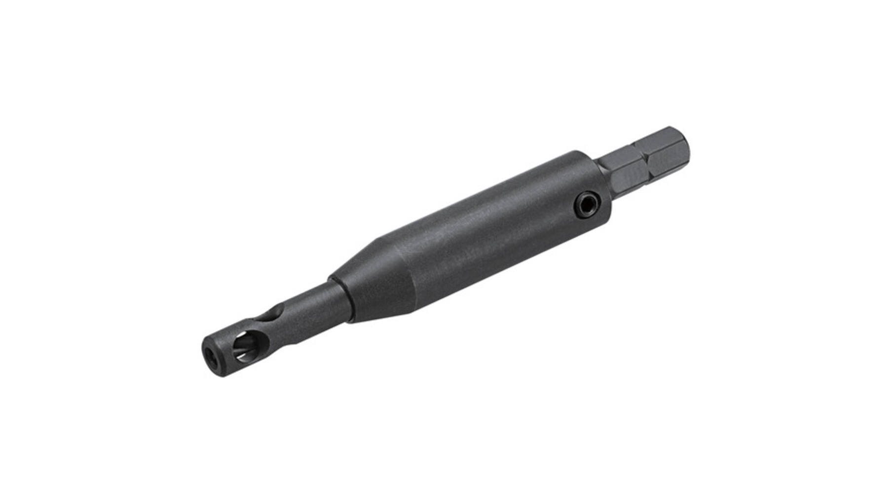 Houder incl. centreerboor Kleur: zwart