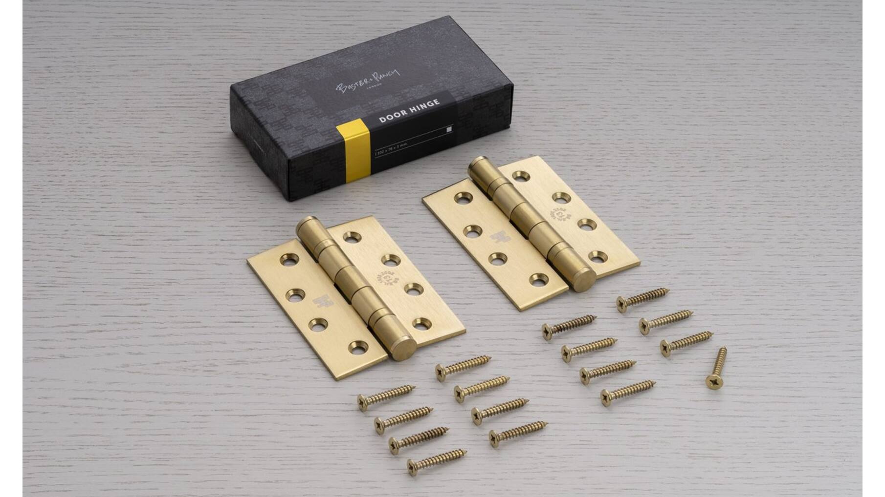 Hinge/102 X 76 X 3 Mm (4 X 3 Inch)/Set Of 2/Welders Bl