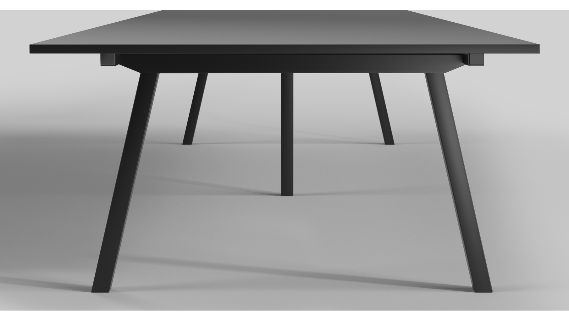 De Meet vergader tafel voor een blad van 4000mm lang,