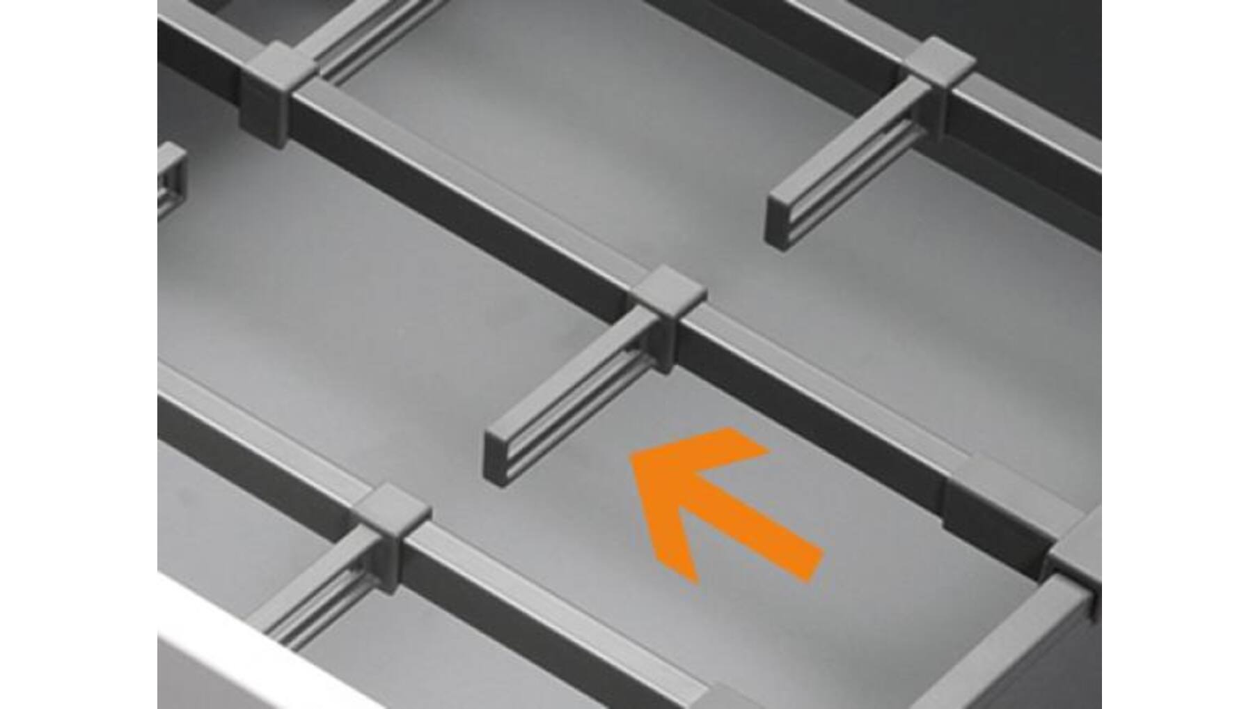Lengteverdeelstuk carbon zwart