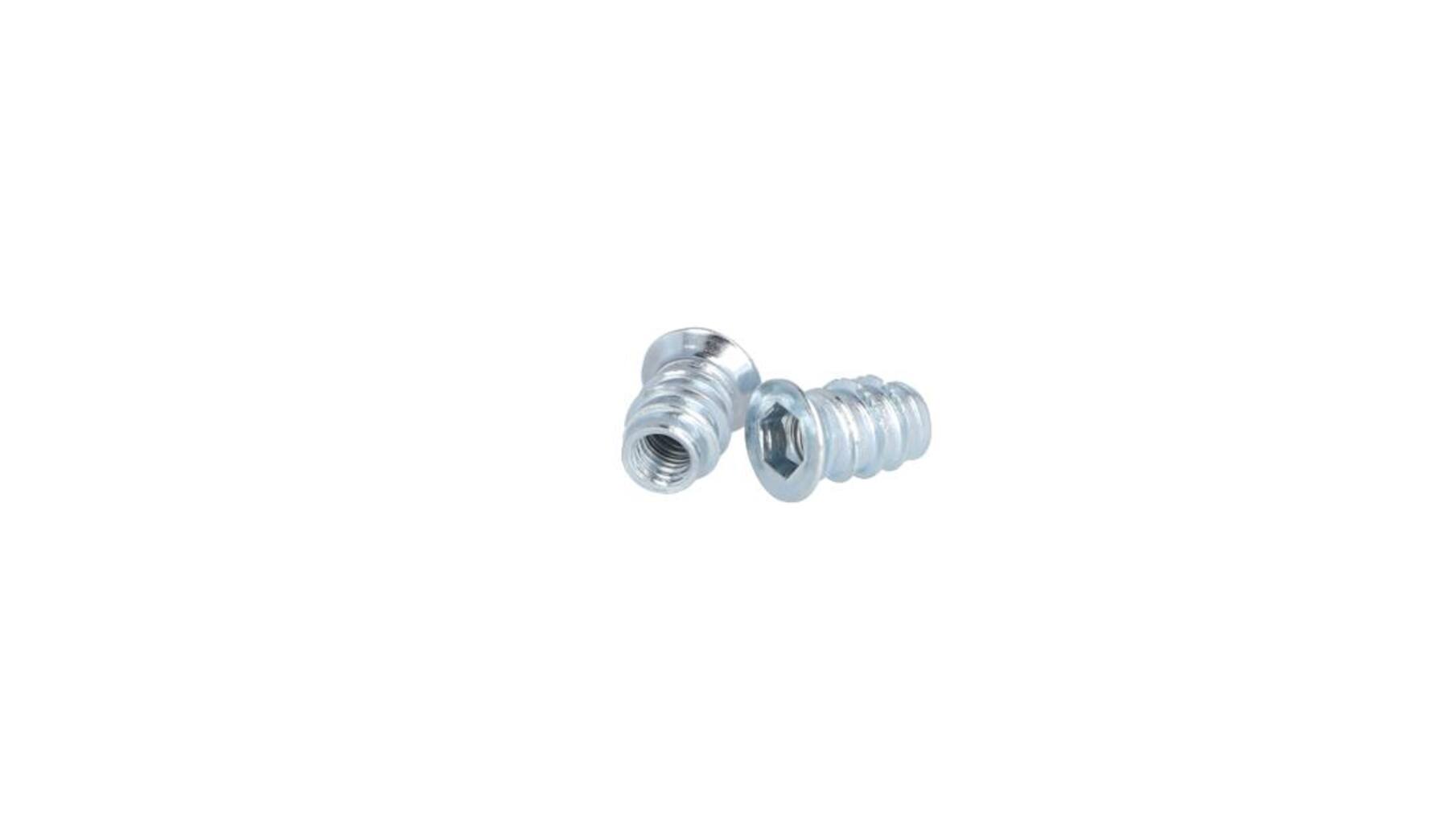 Rampabus staal met rand M6, lengte 15mm, kop 12mm