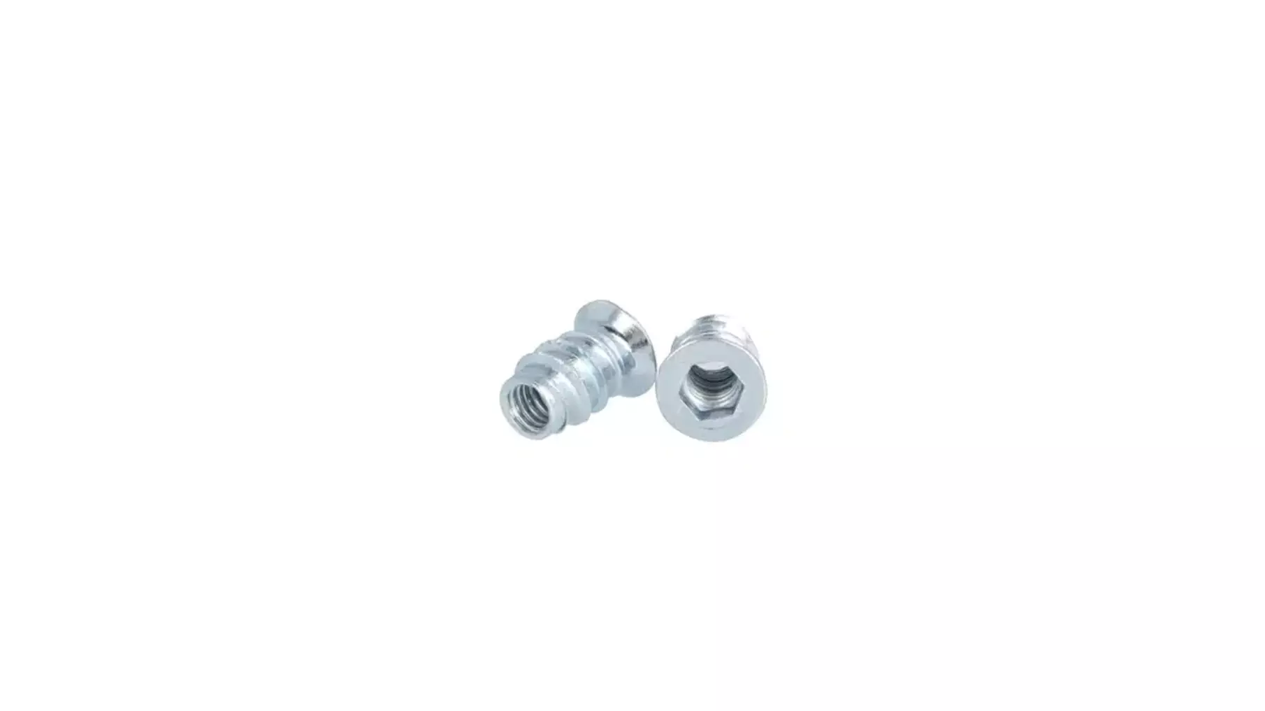 Rampabus staal met rand M6, lengte 15mm, kop 12mm