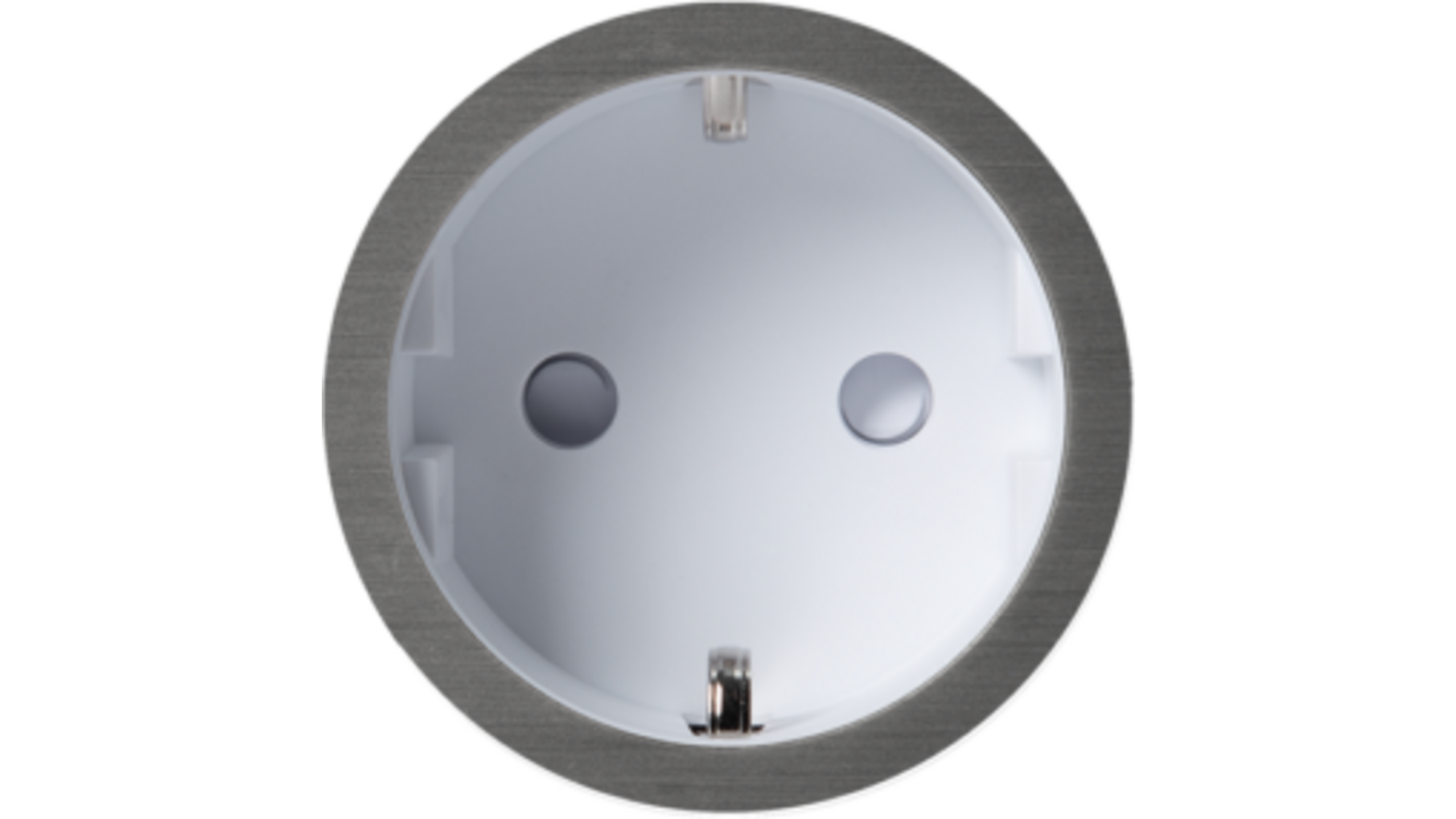 Rond 2.0 Socket F - t.less - canon de fusil dark - white cup
