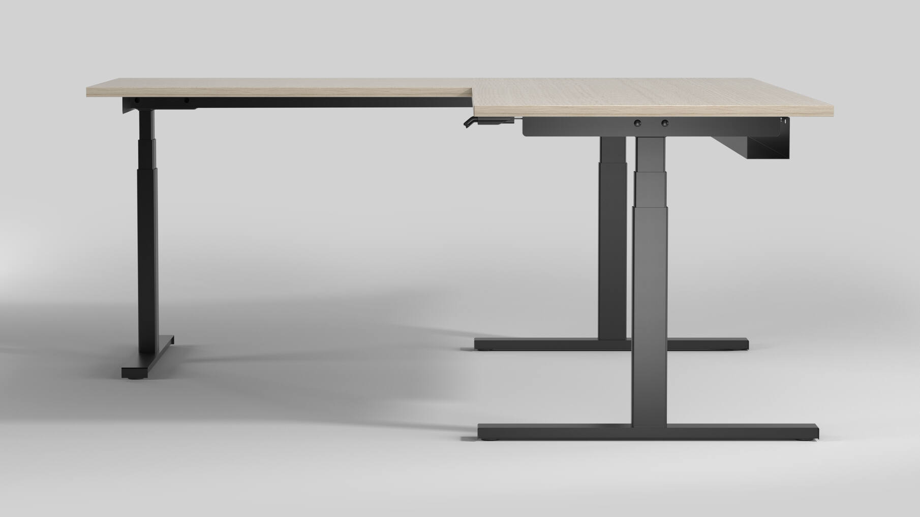 De Milano Hoek. Kleur: Zwart RAL9005.