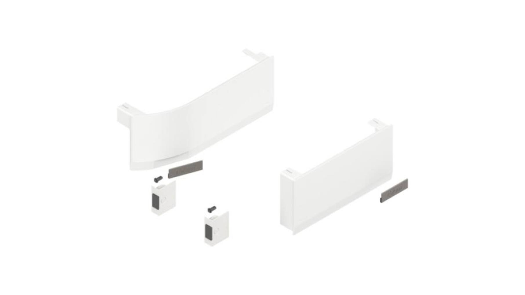 Set afdekkappen AVENTOS HK top, wit, inclusief schakelaars