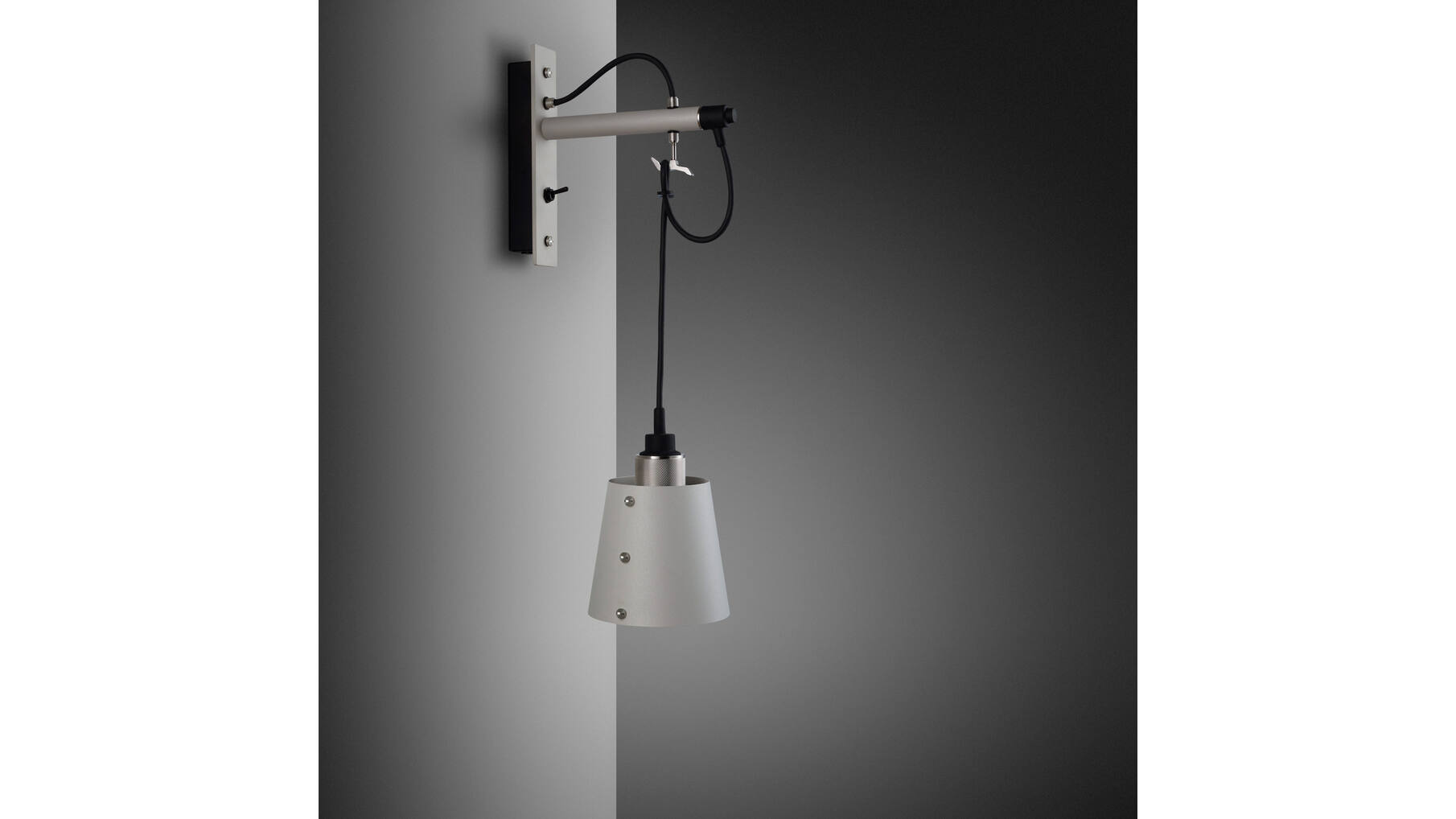 Hooked Wall Small Stone/Steel