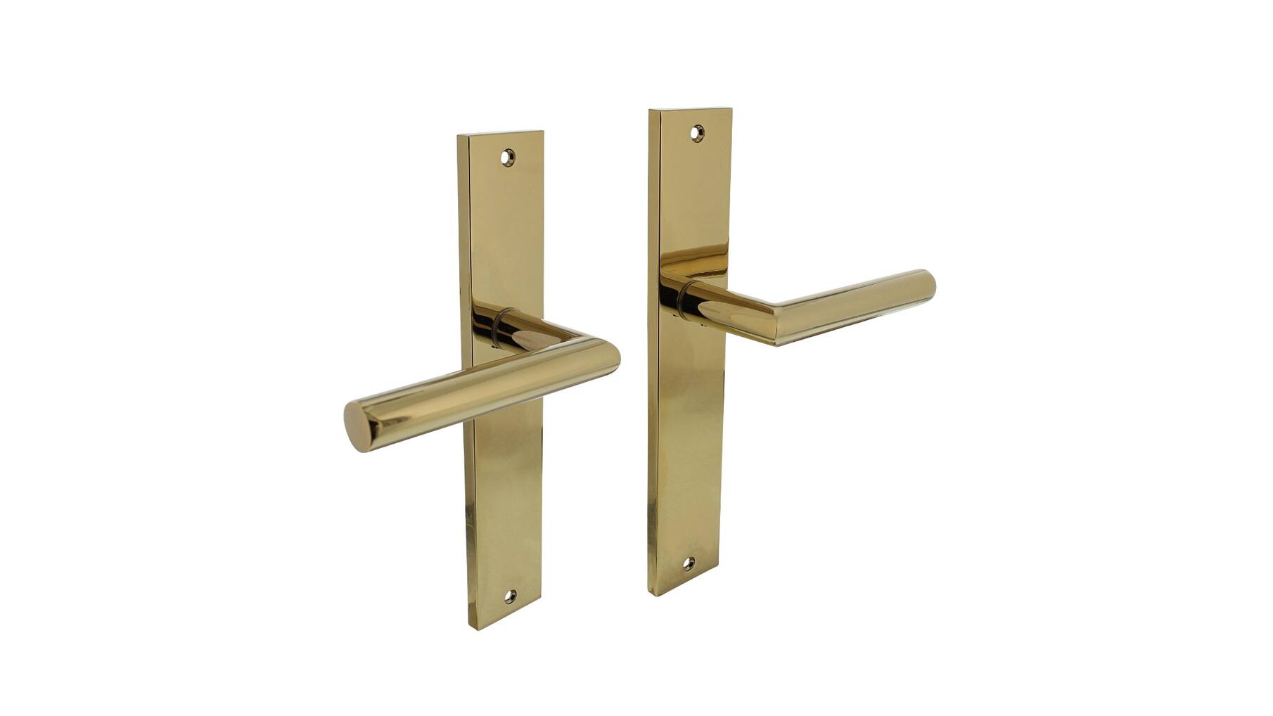 Deurkruk Bastian op schild 245x45 mm blind