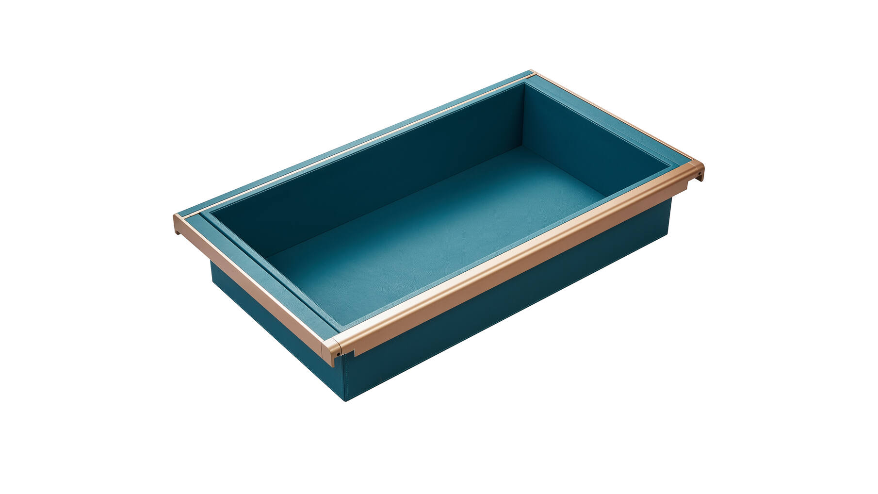 706031 B Series - Leather Clothes Basket (S) - 600mm Green