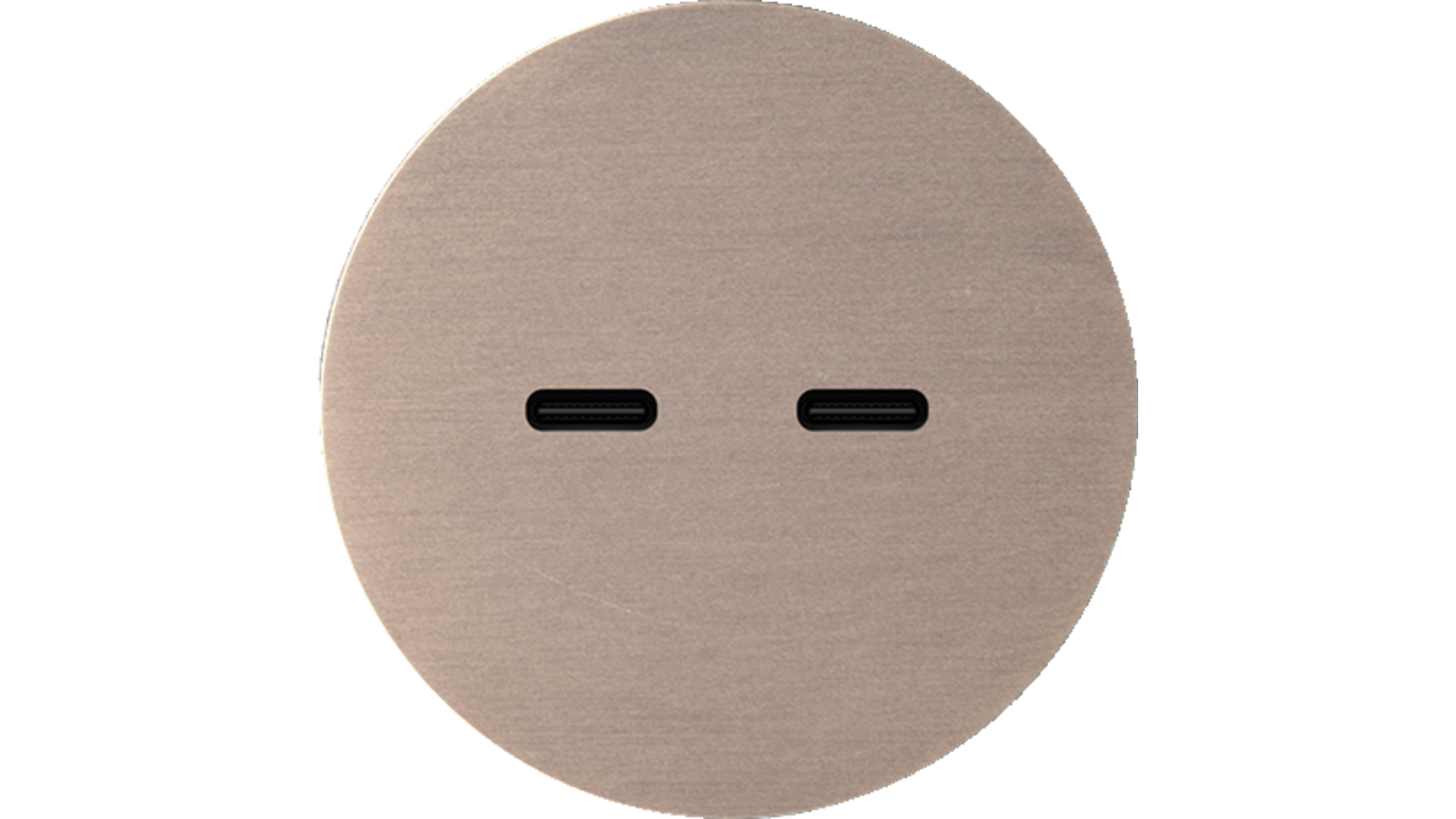 Rond 2.0 USB-C 2X (30W) - s. trim - light bronze