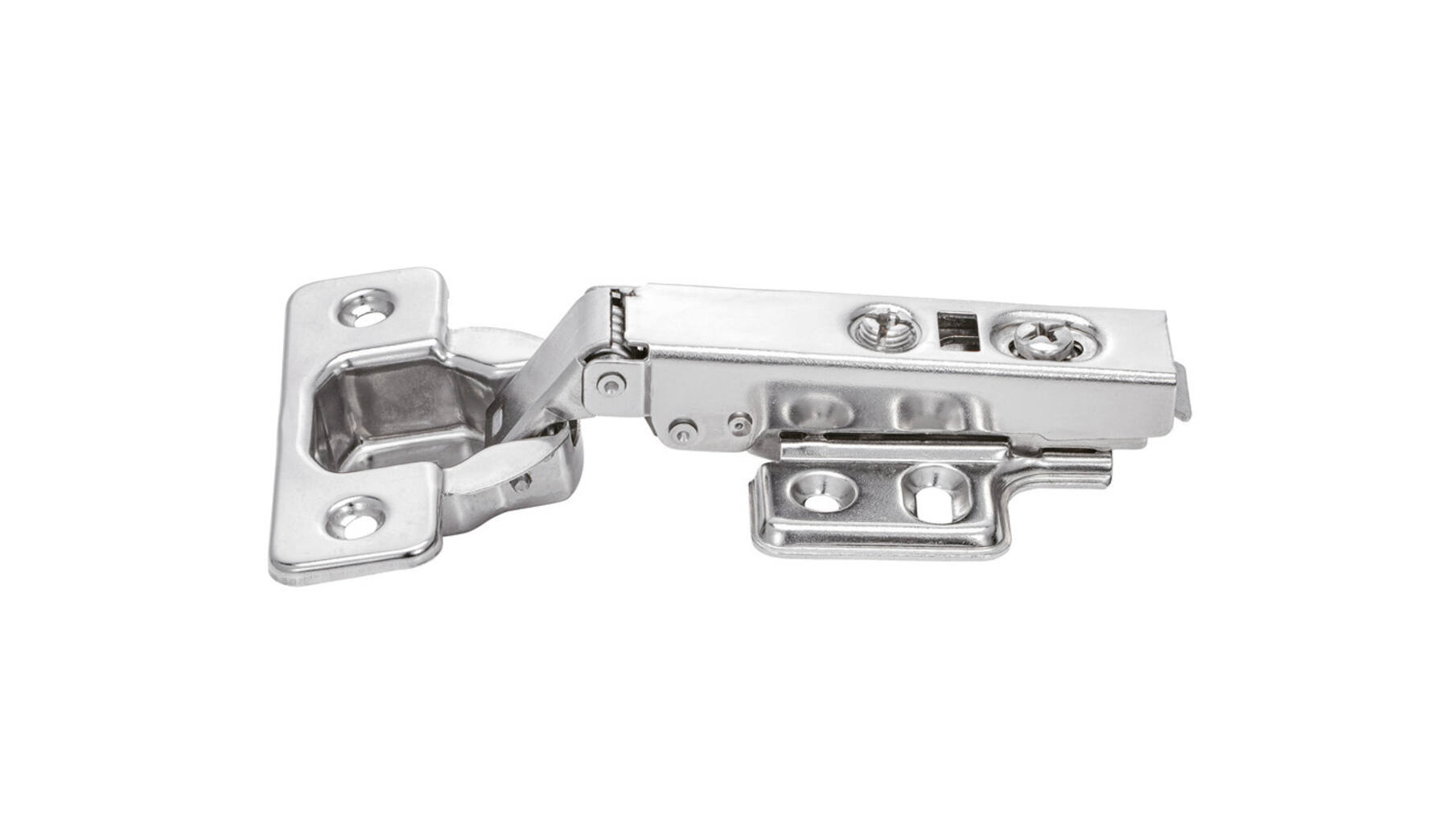 Opdekscharnier RVS SUS304 met soft close, 3D verstelbaar