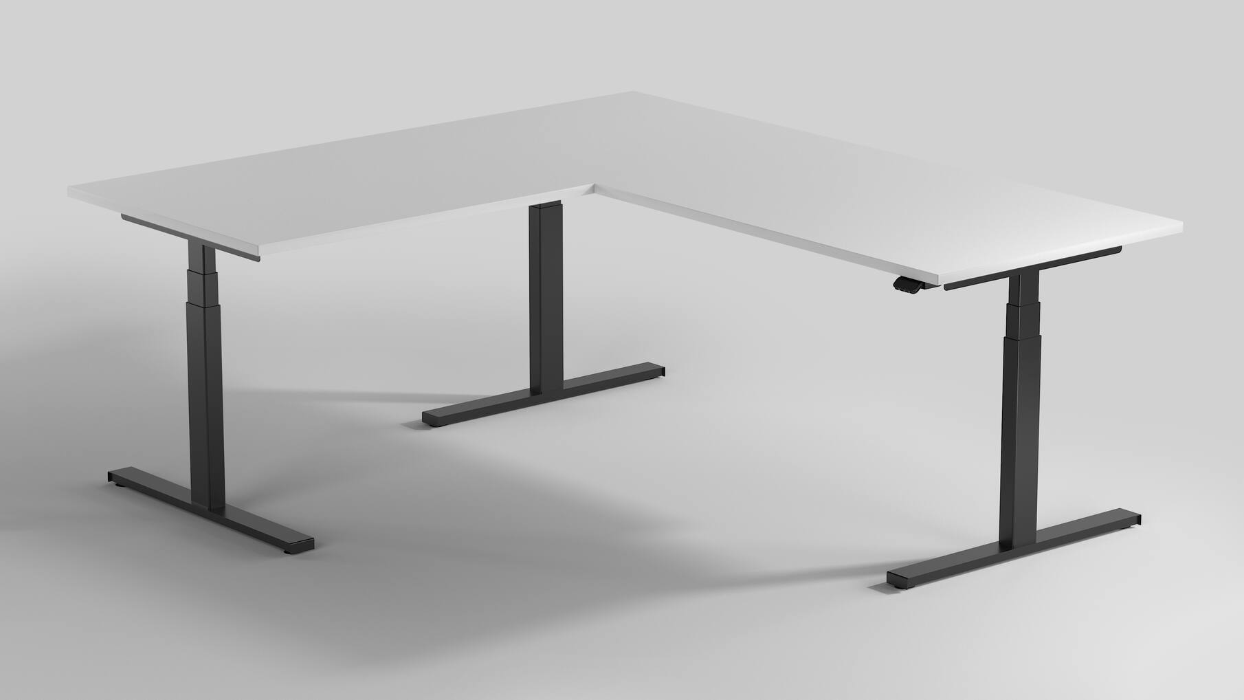 De Milano Hoek. Kleur: Zwart RAL9005.