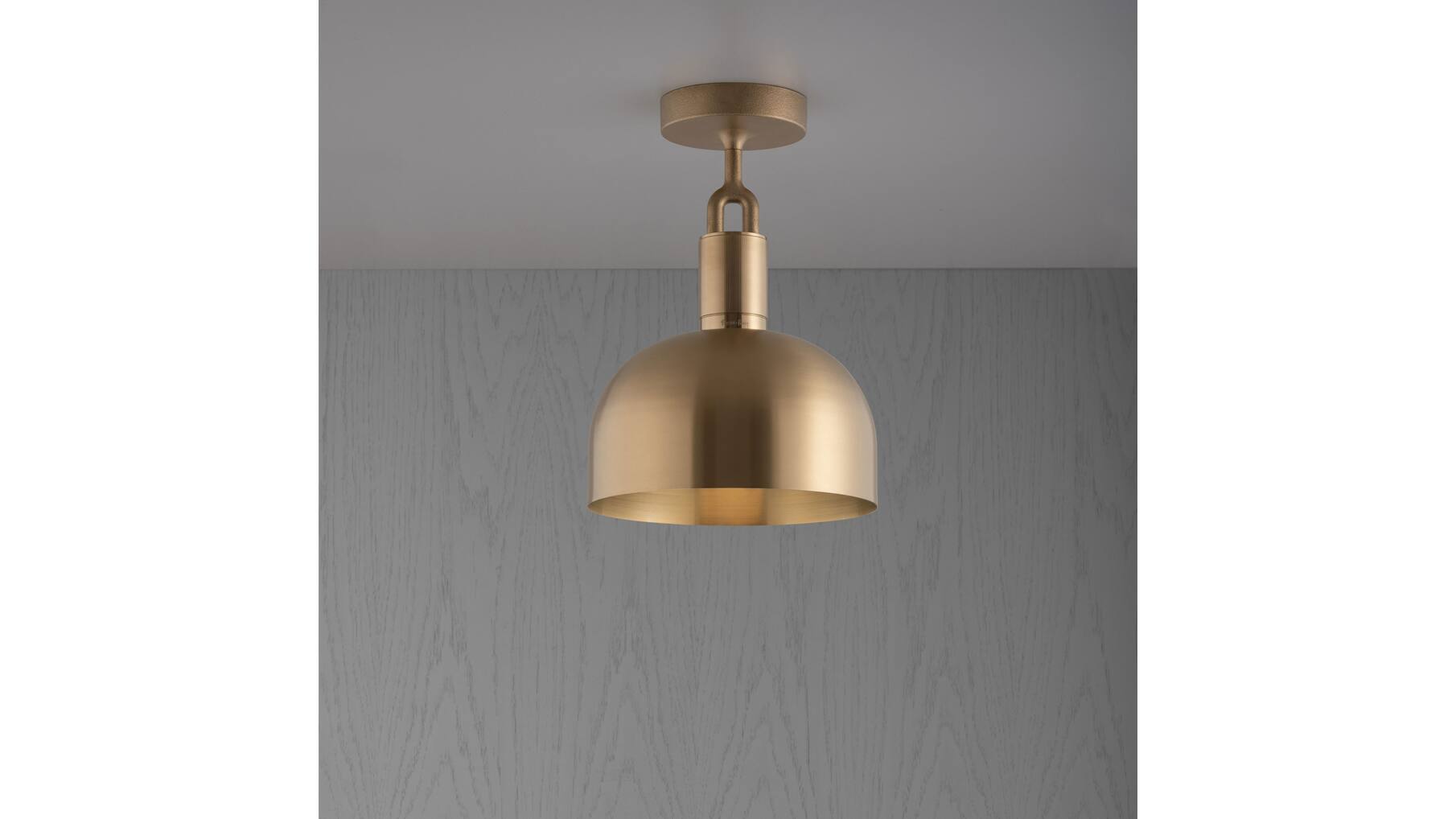 Forked Shade/Medium/Brass