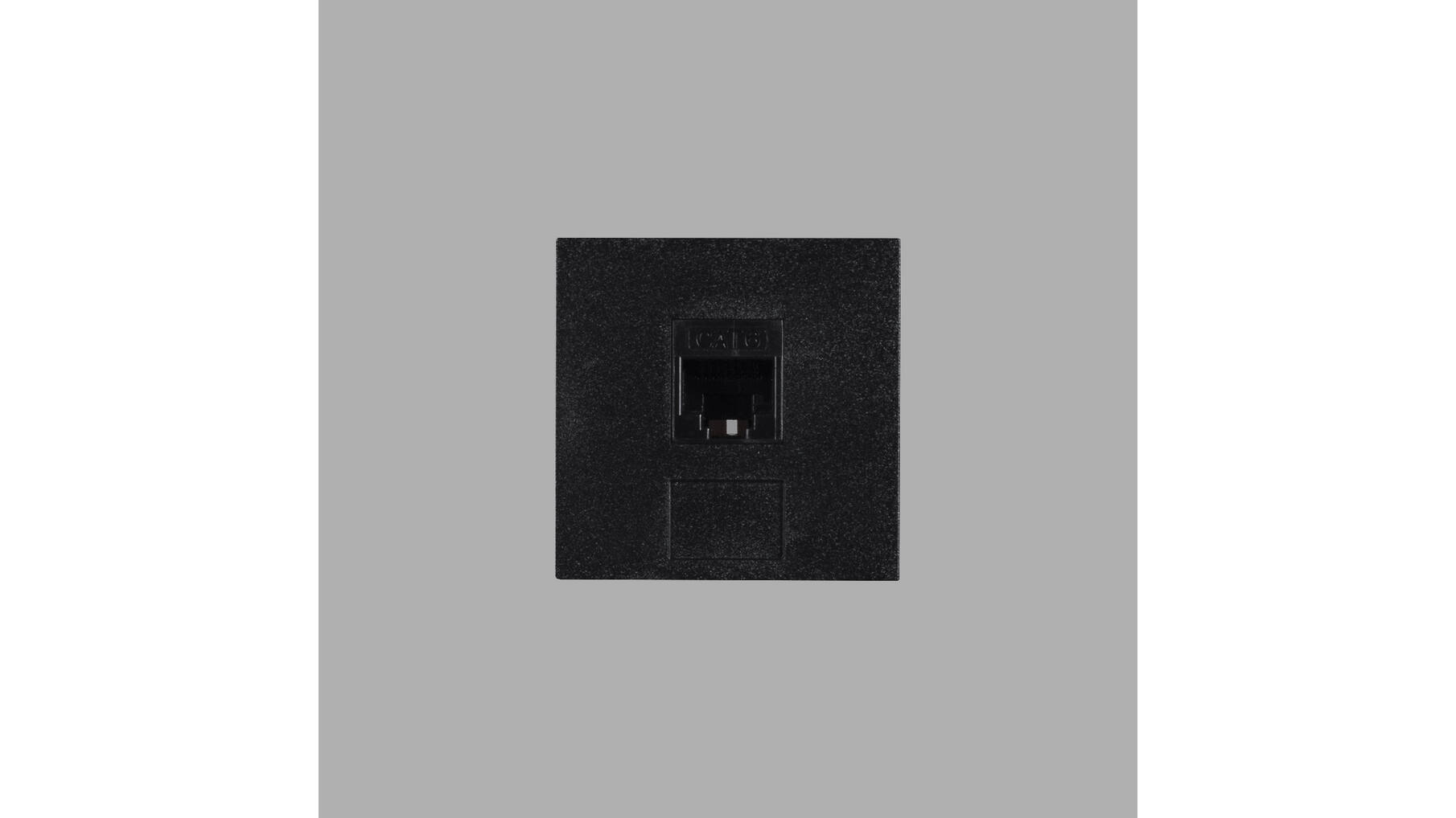 Rj45 Module/45Mm/Black