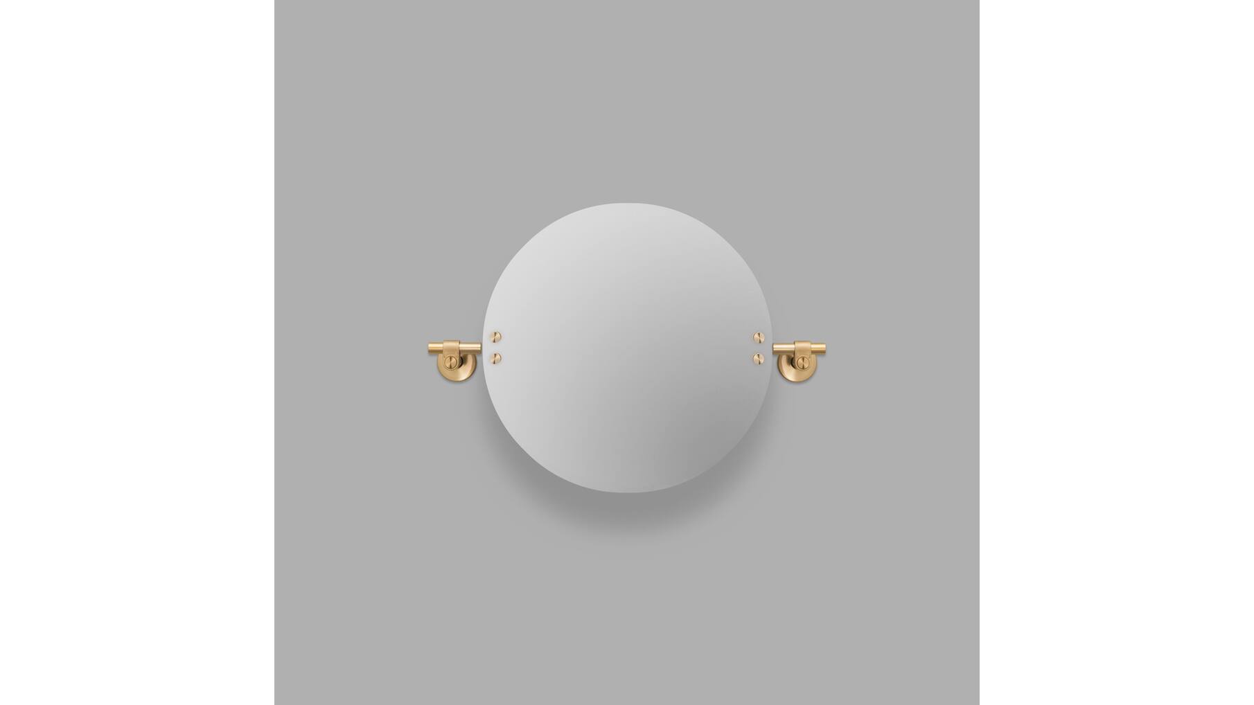 Mirror/Small 400Mm/15.7 Inches/Cast /Brass
