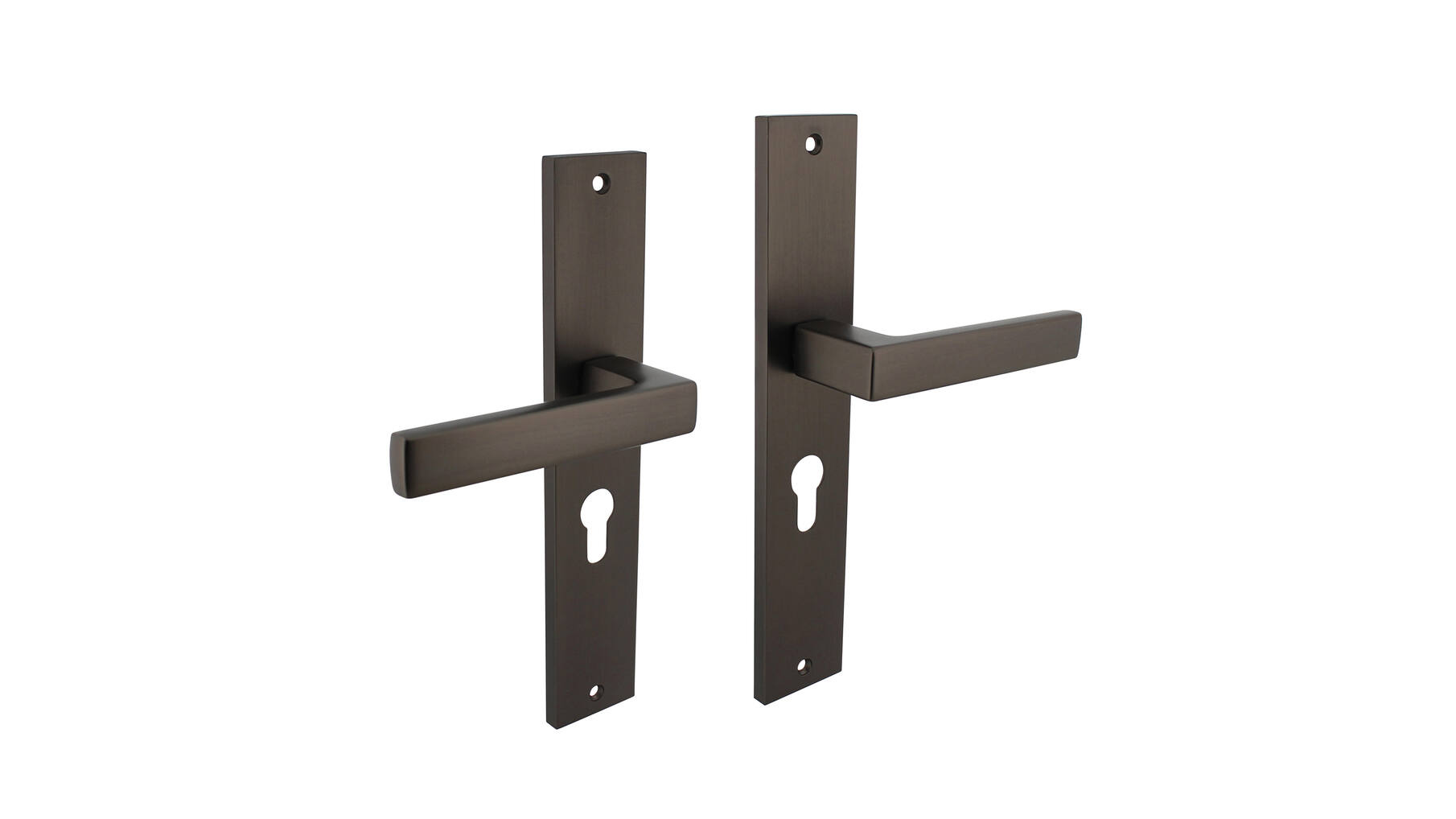 Deurkruk Hera op schild 245x45 mm PCgat 55mm