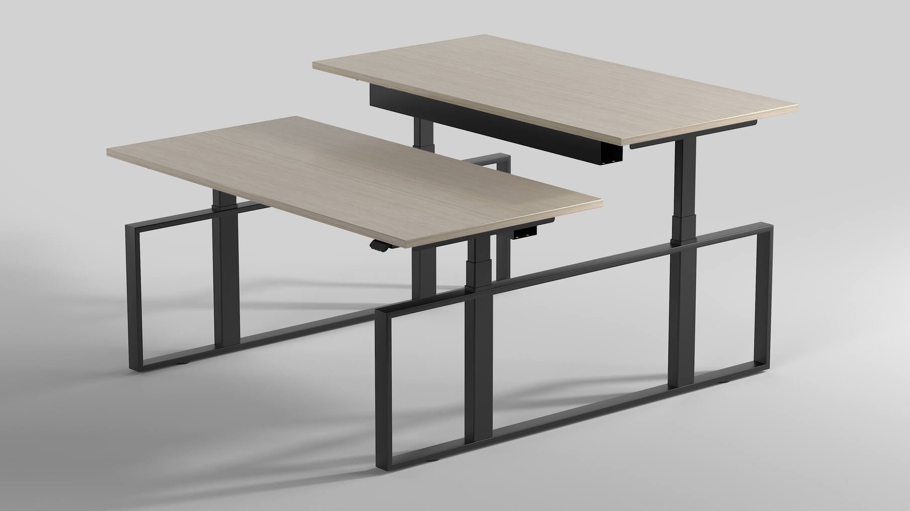 Square duo HS zwart inclusief frame 1500-2400mm.