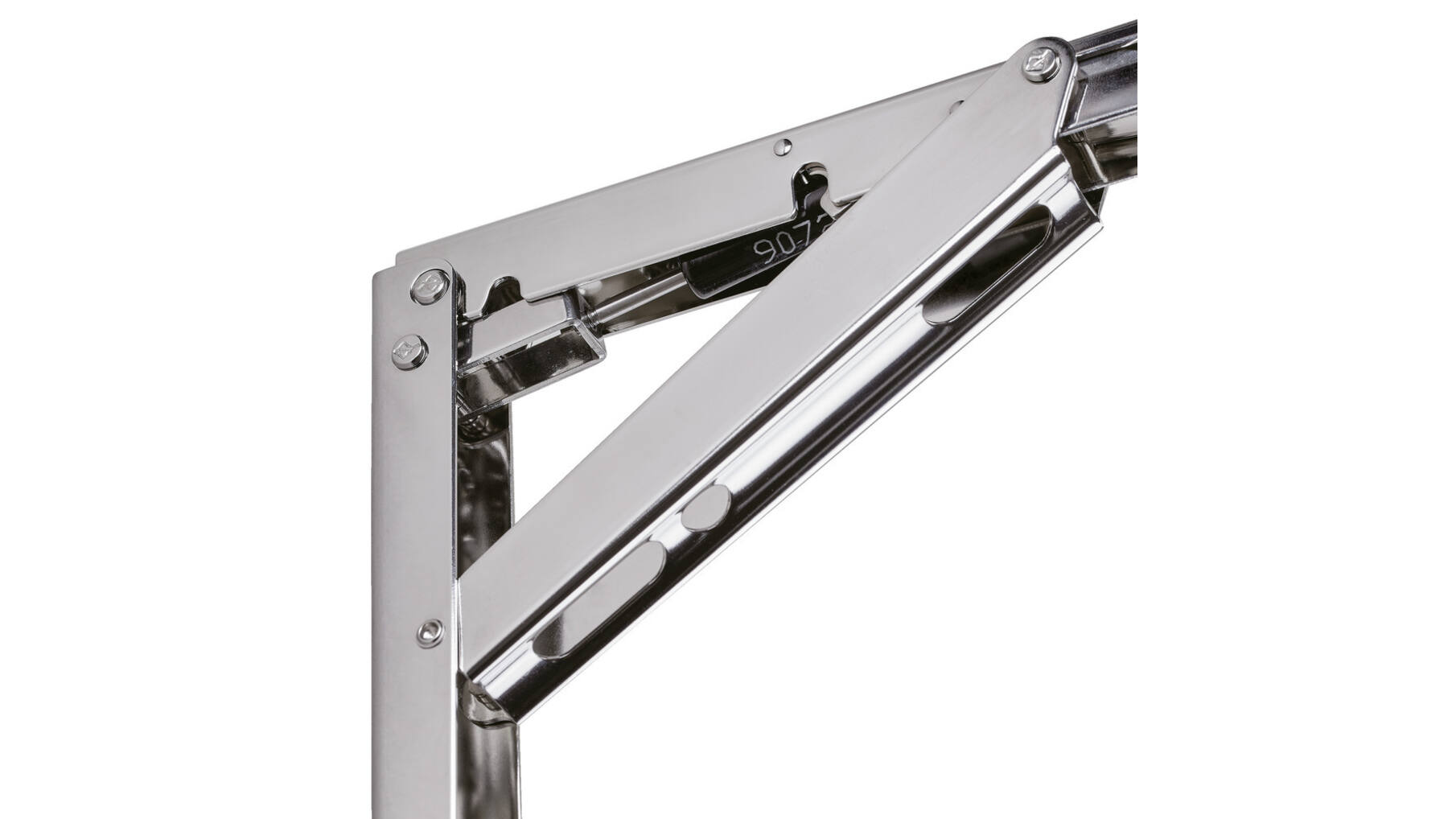 Konsole RVS inklapbaar 307mm, hoogte 165mm
