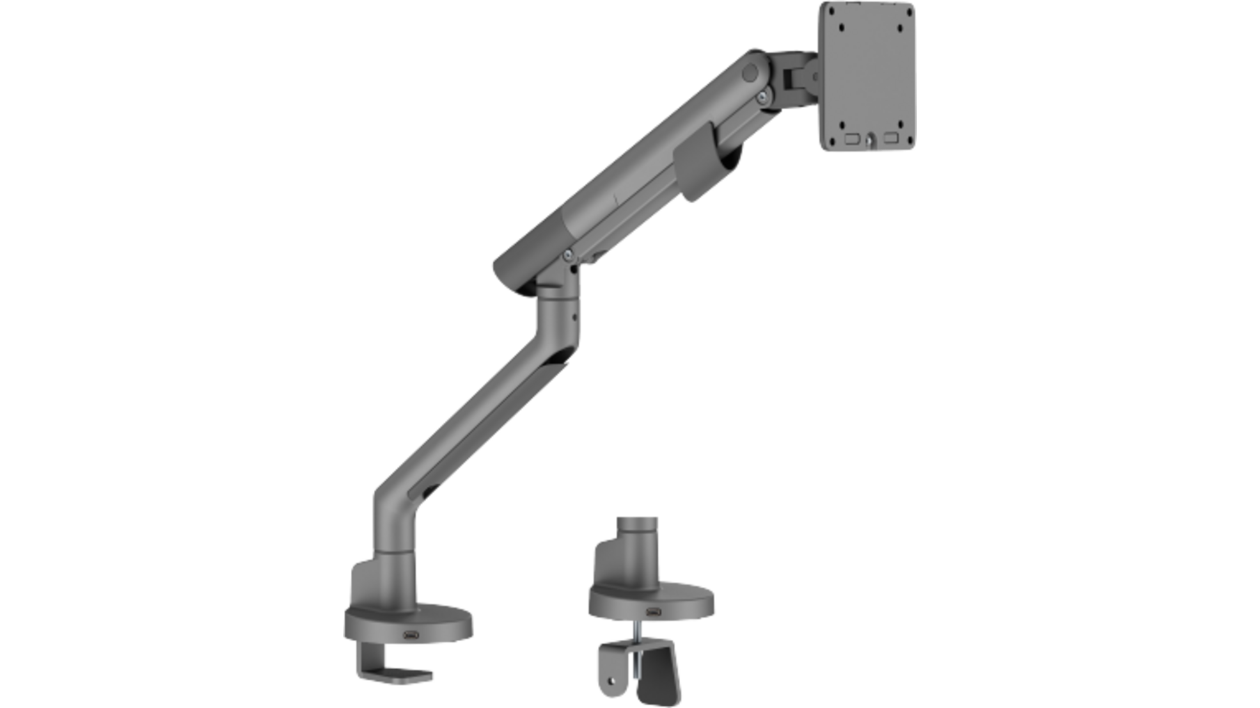 Kisch monitorarm voor enkel scherm space grey