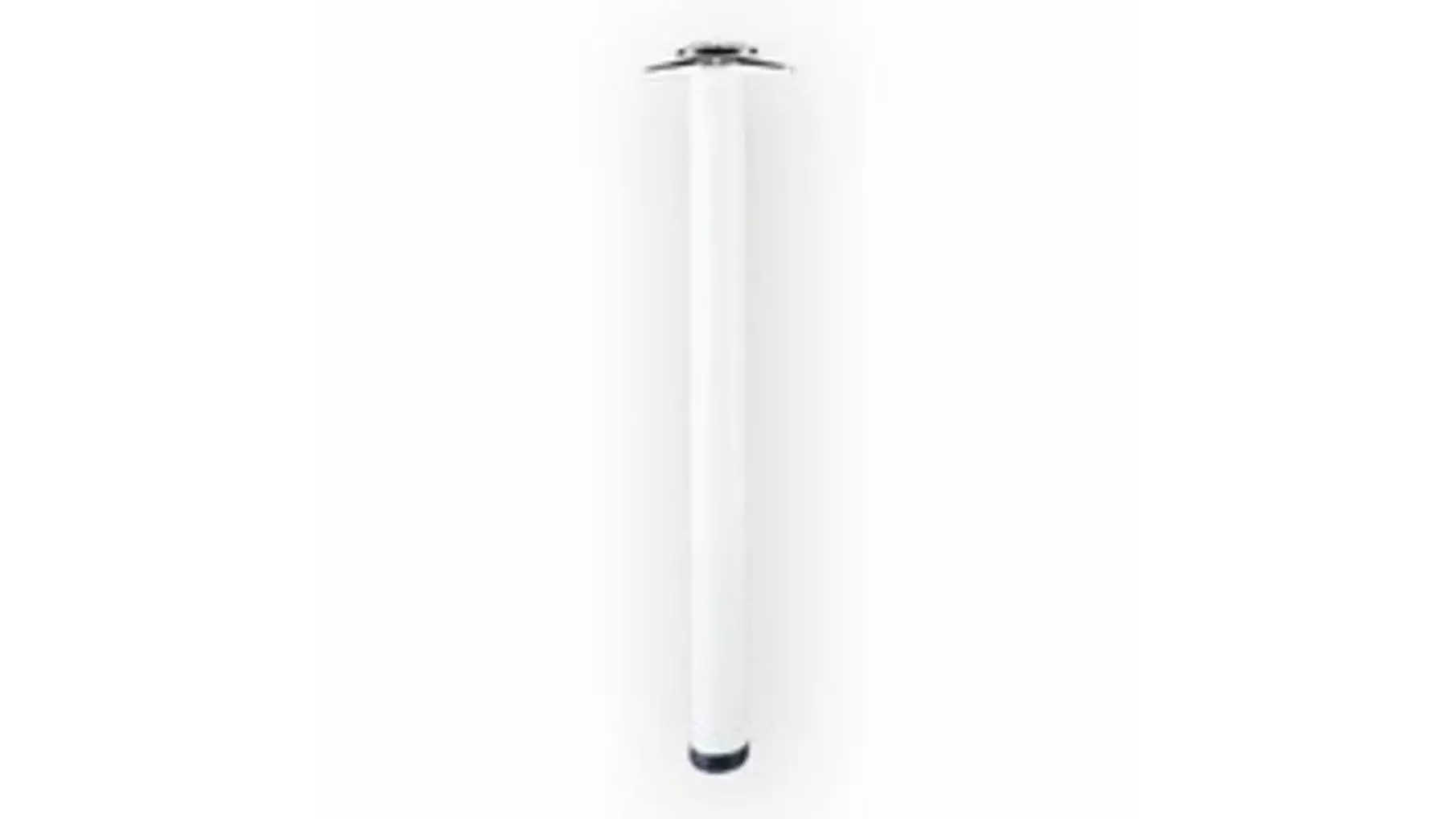 Tafelpoten 60mm 820mm dikte 0,9mm wit gelakt set van 4