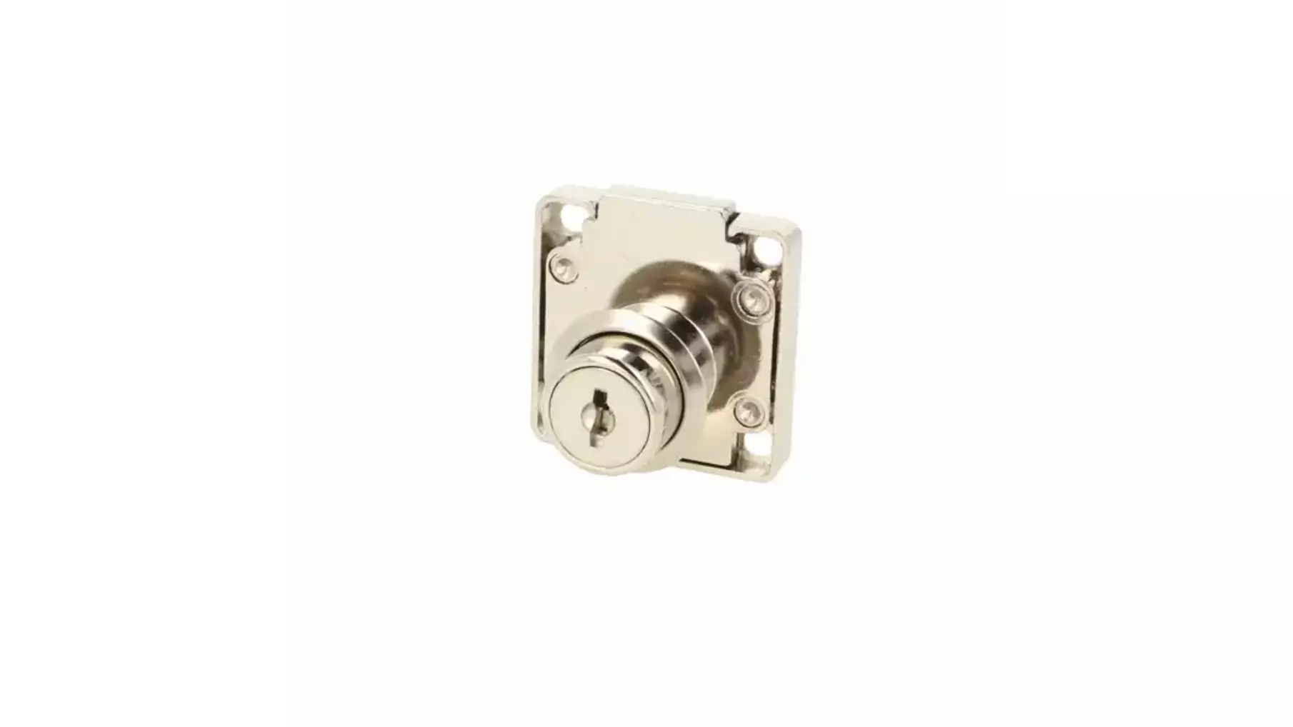 Oplegslot 850 sluiting KA E02, vernikkeld, cilinder vast
