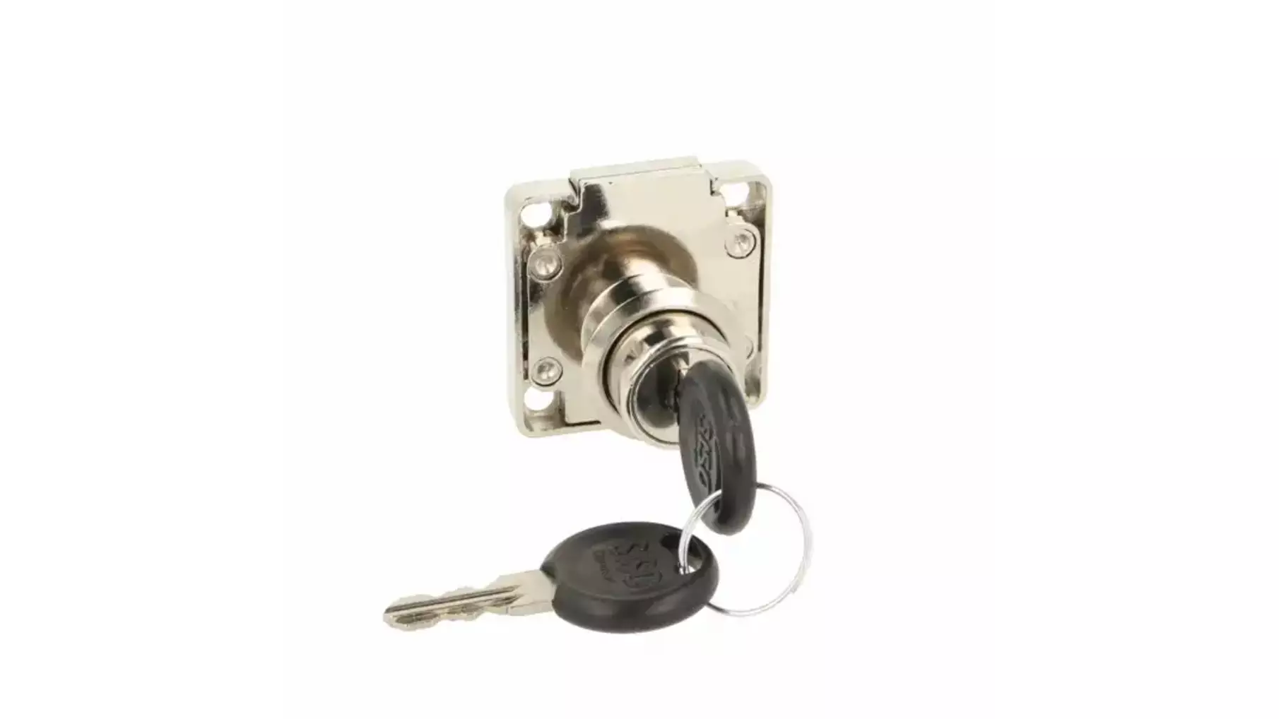 Oplegslot 850 sluiting KA E02, vernikkeld, cilinder vast
